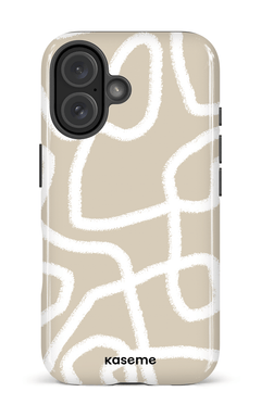 iPhone 16 Impact Case Lifeline Beige -