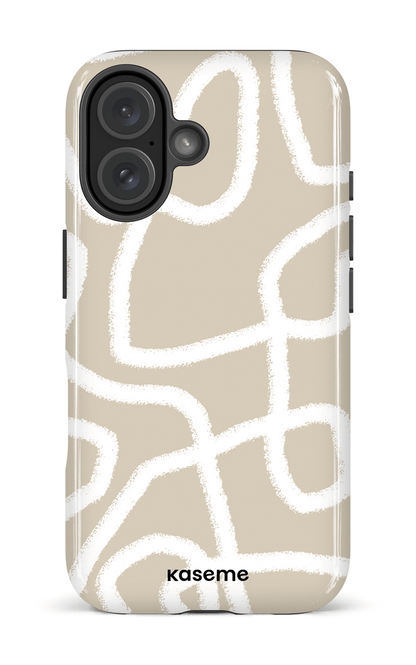 iPhone 16 Impact Case Lifeline Beige -