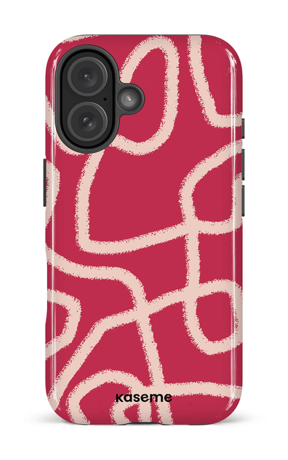 iPhone 16 Impact Case Lifeline magenta -