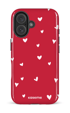 iPhone 16 Impact Case Lovely red -