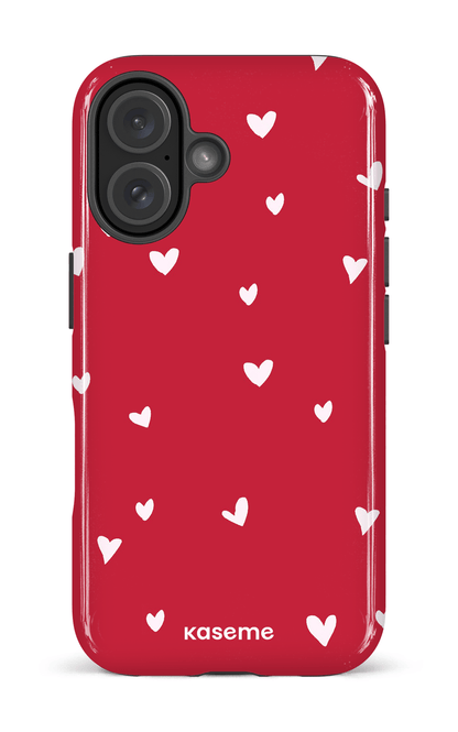iPhone 16 Impact Case Lovely red -