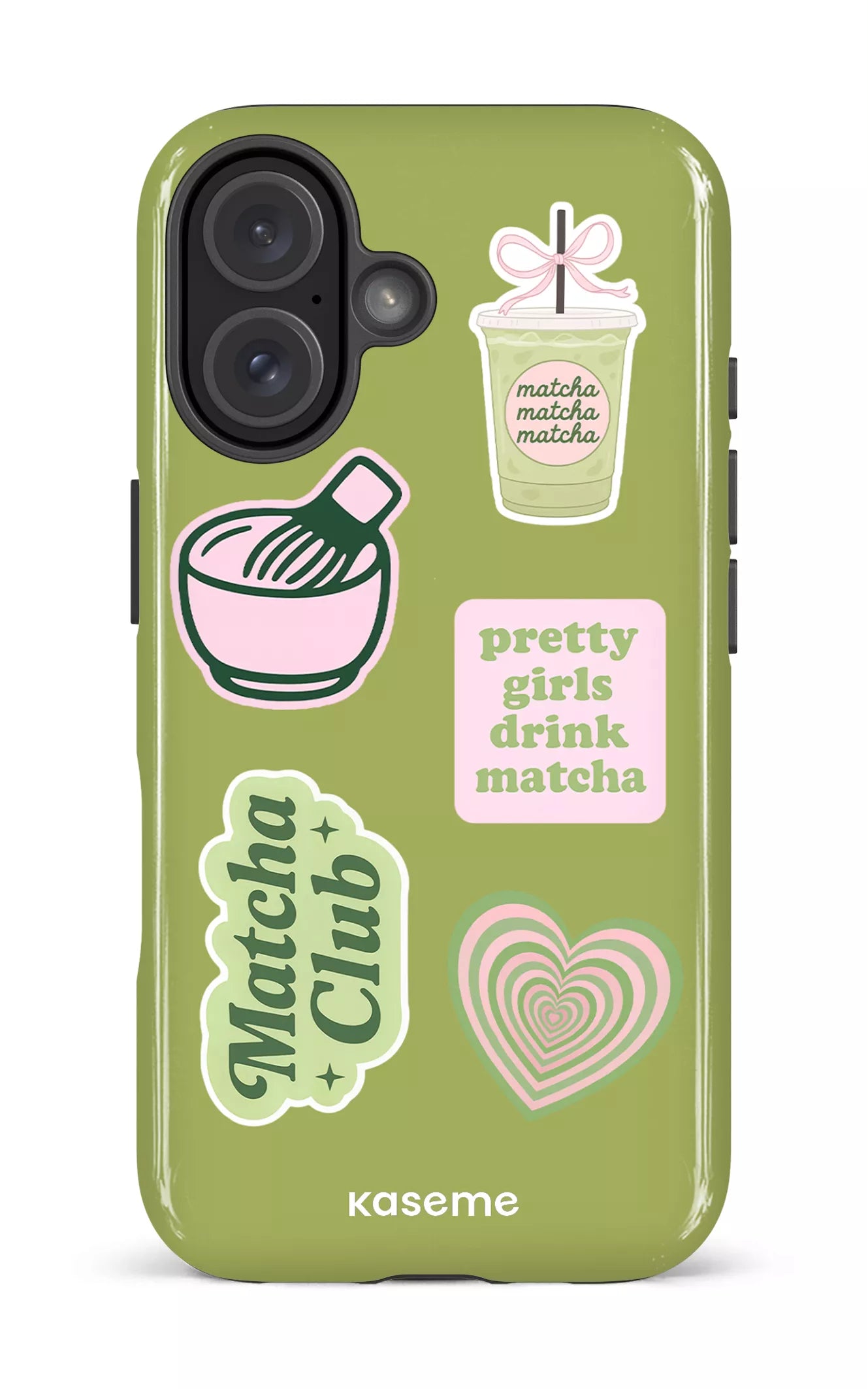 iPhone 16 Impact Case Matcha Club -