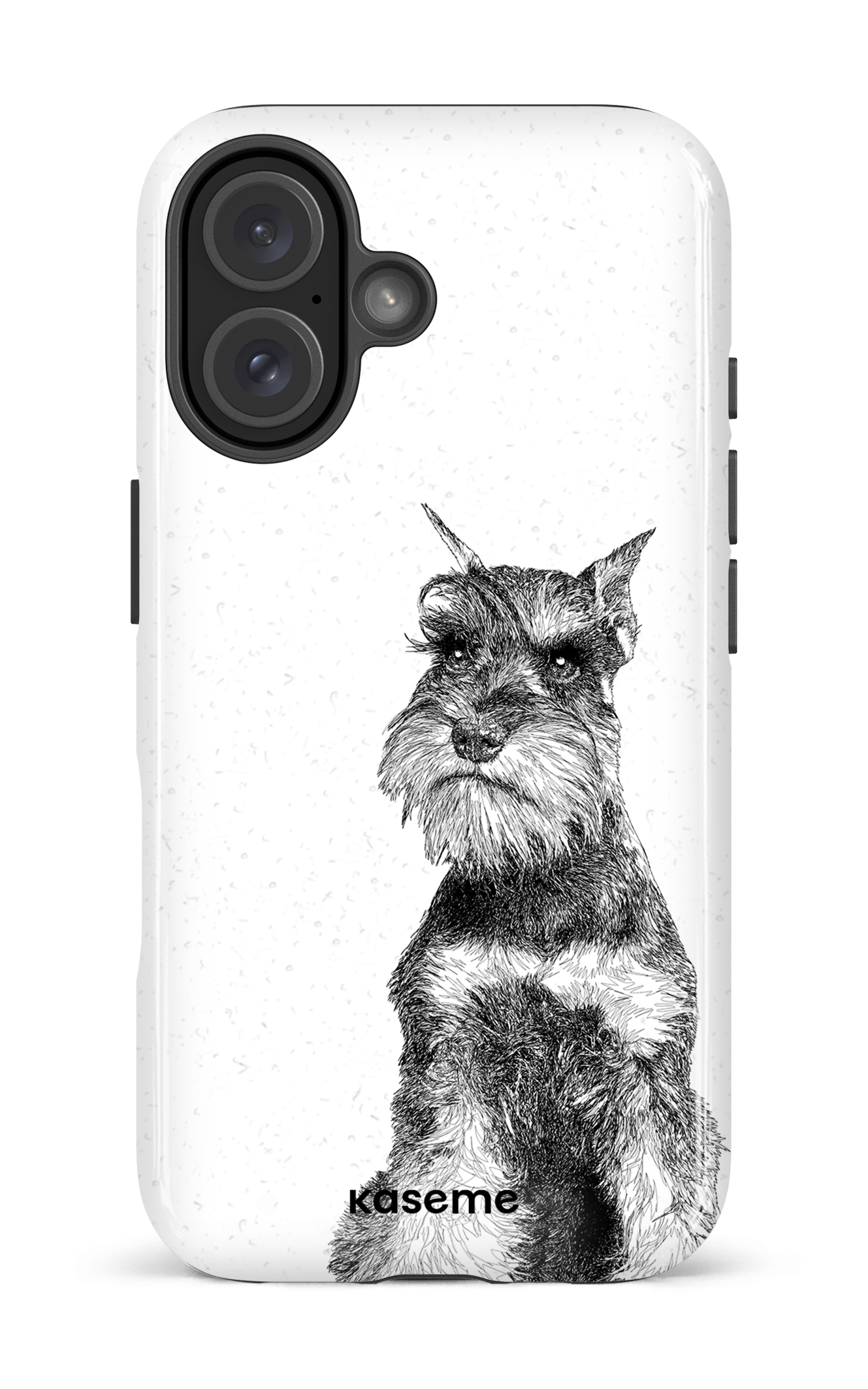 iPhone 16 Impact Case Miniature Schnauzer -