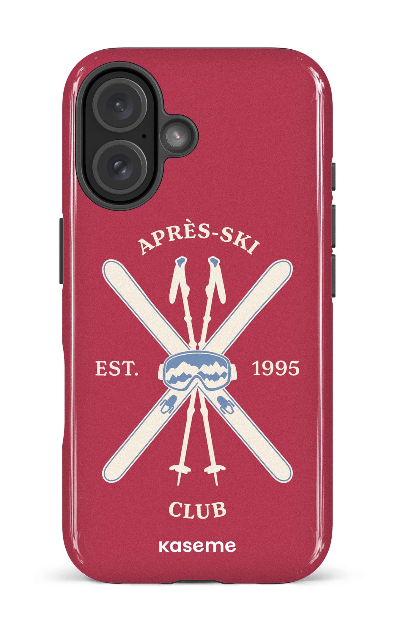 iPhone 16 Impact Case Off-Track Red -