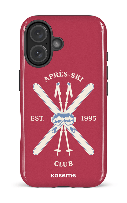 iPhone 16 Impact Case Off-Track Red -