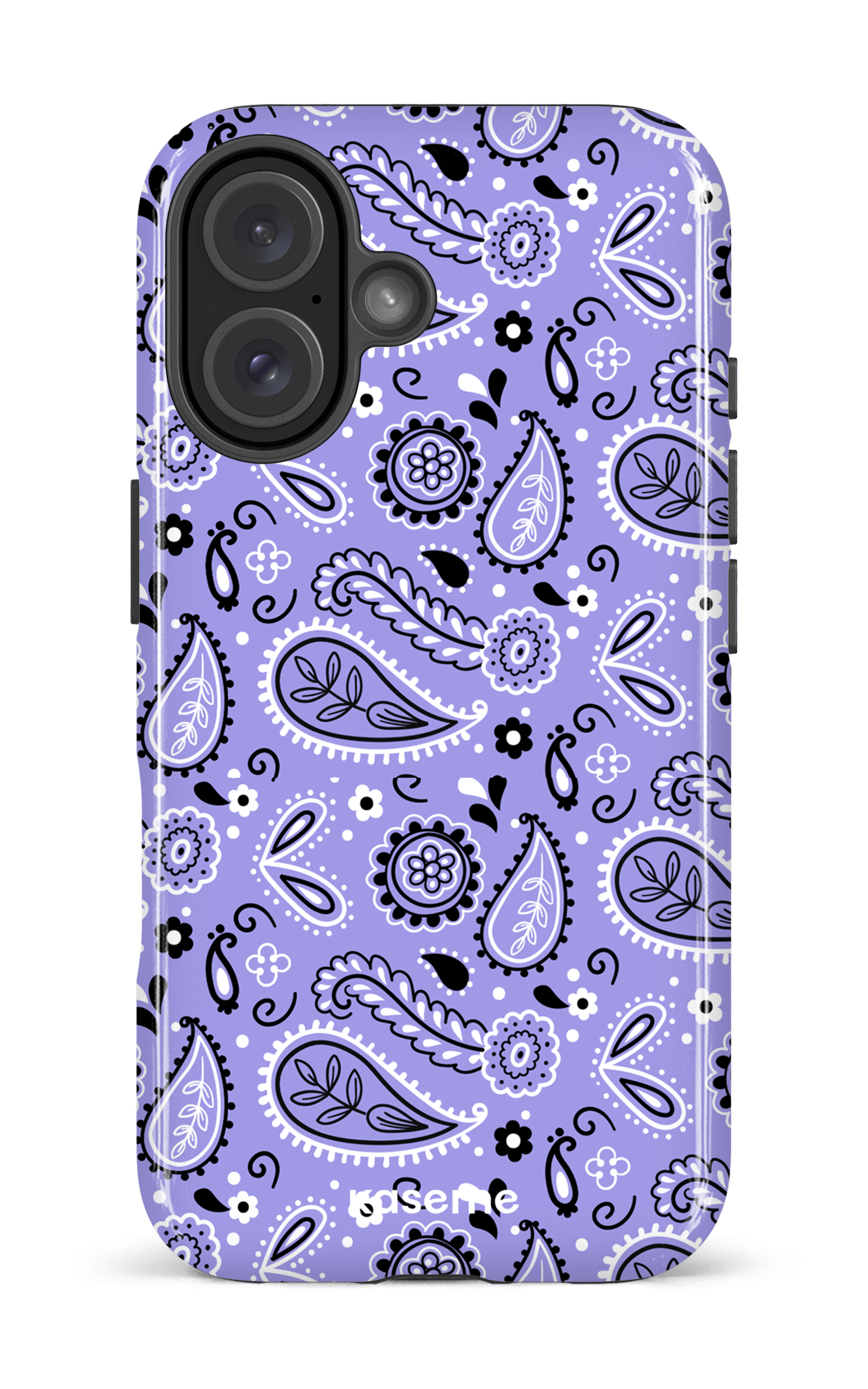 iPhone 16 Impact Case Paisley Purple -
