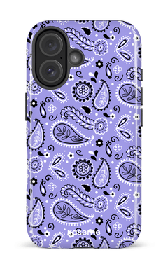 iPhone 16 Impact Case Paisley Purple -