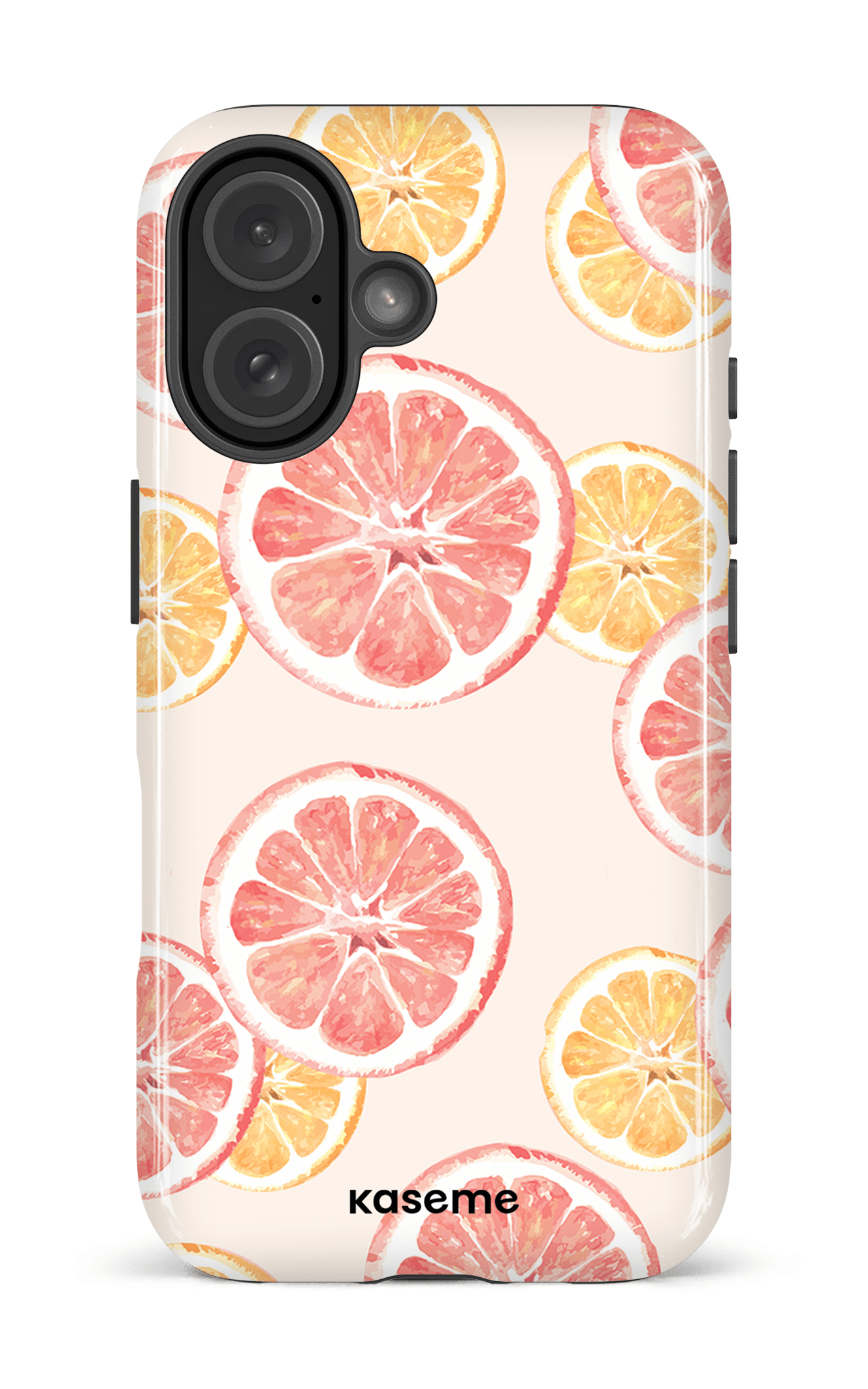 iPhone 16 Impact Case Pink lemonade beige -