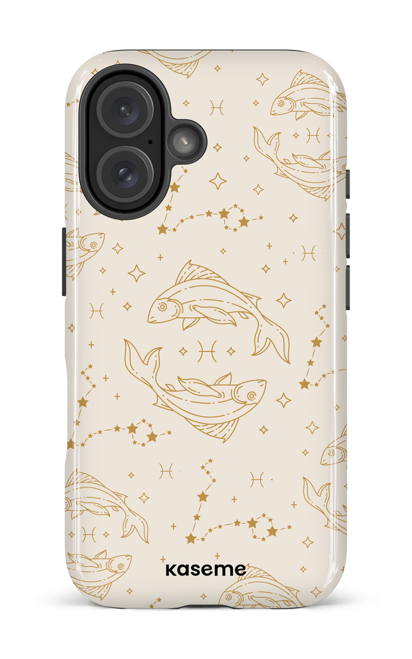 iPhone 16 Impact Case Pisces Beige -
