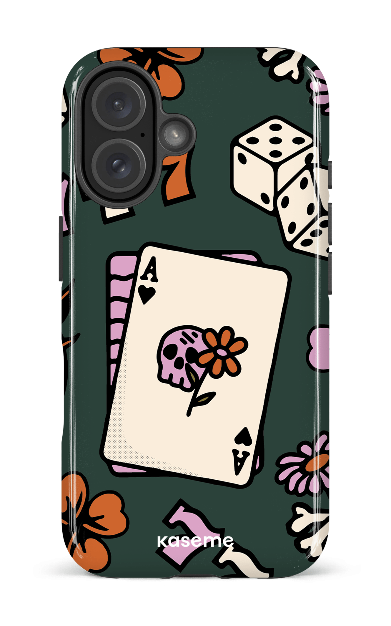 iPhone 16 Impact Case Poker Face -