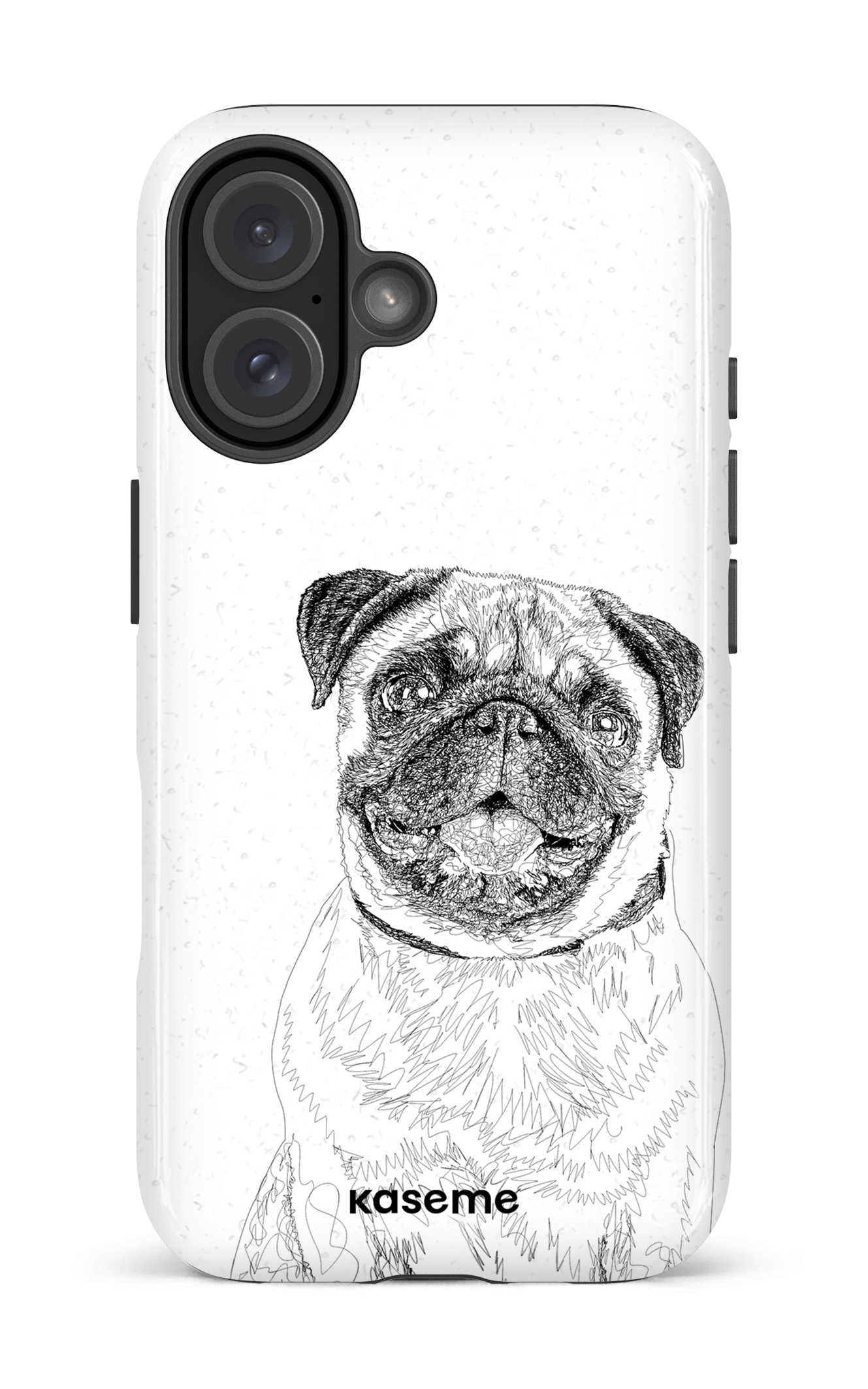 iPhone 16 Impact Case Pug -