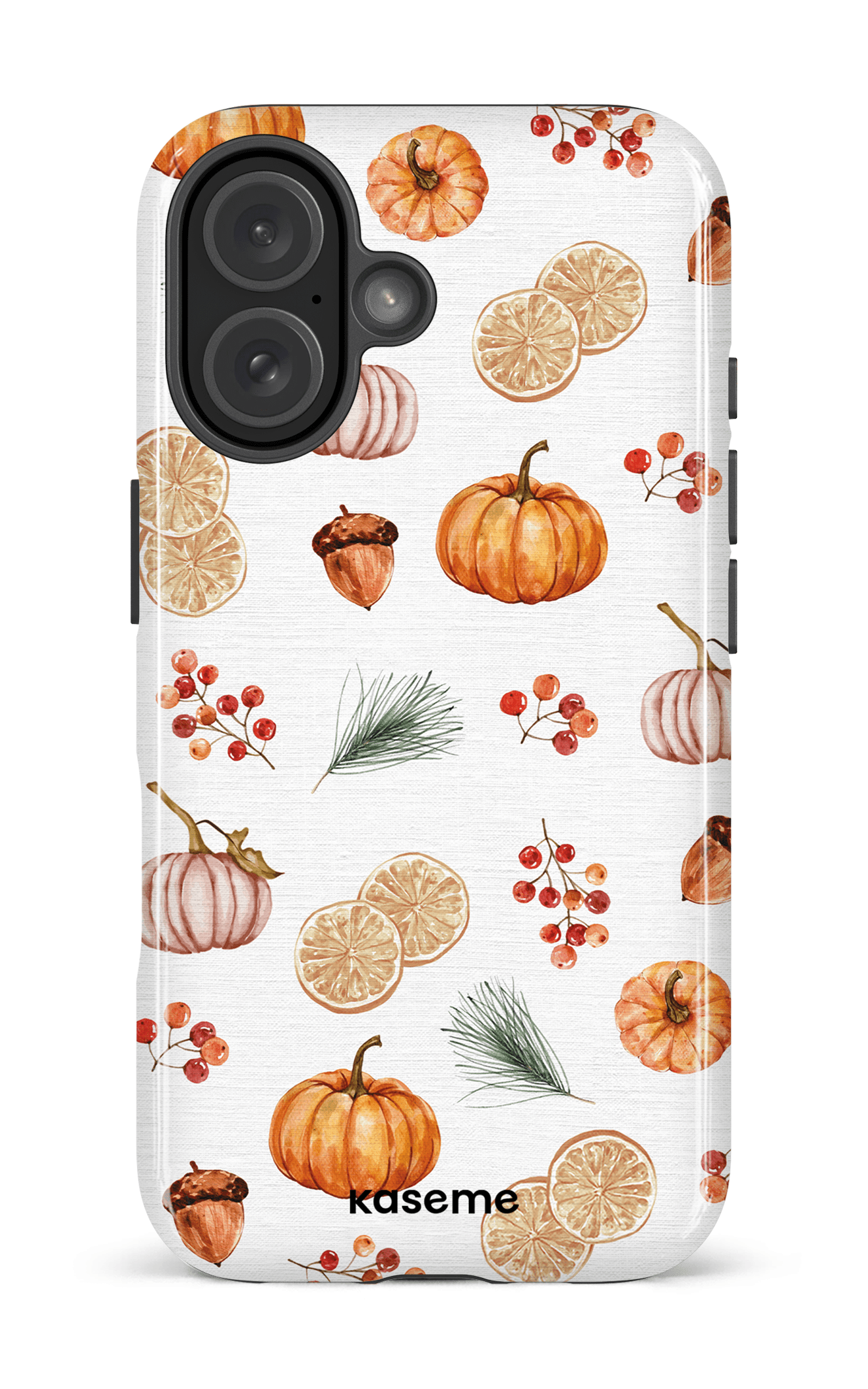 iPhone 16 Impact Case Pumpkin Garden -
