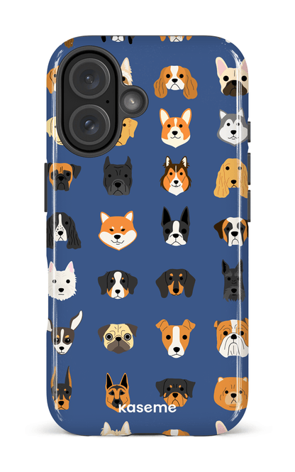 iPhone 16 Impact Case Pup blue -
