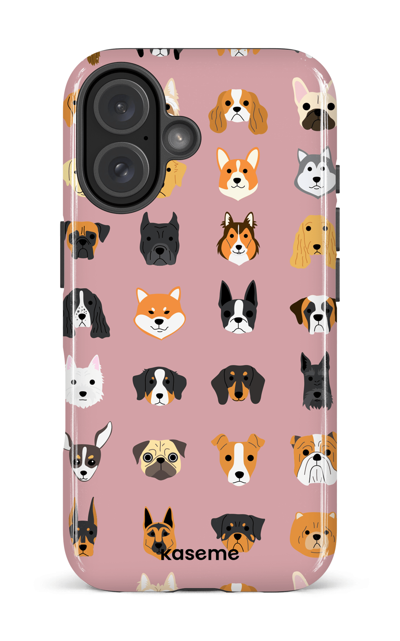 iPhone 16 Impact Case Pup pink -