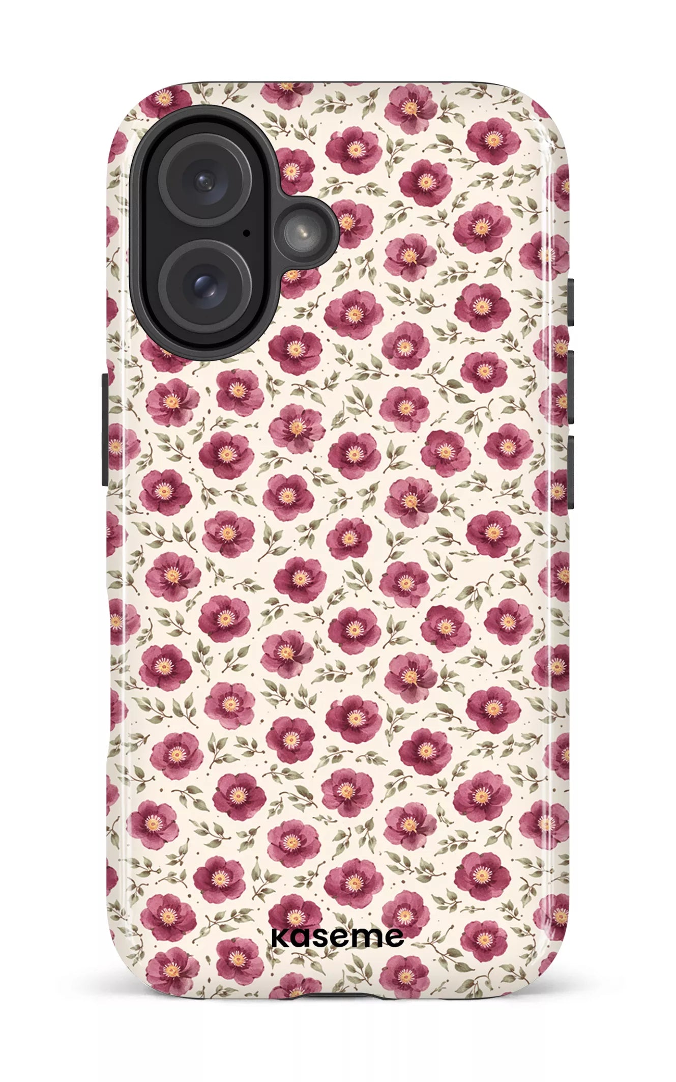 iPhone 16 Impact Case Ruby Bloom -
