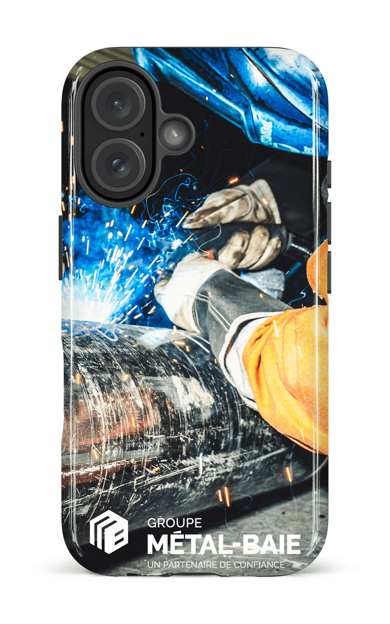 iPhone 16 Impact Case Soudure par Métal-Baie -
