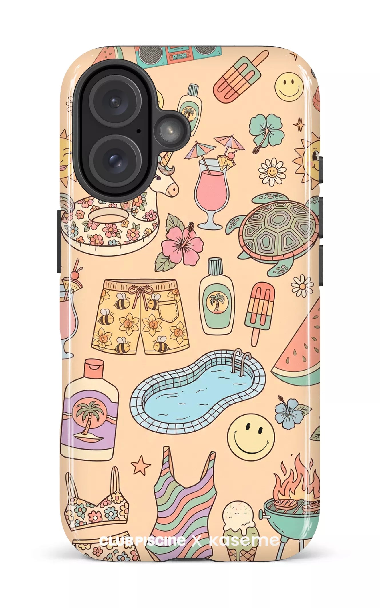 iPhone 16 Impact Case Summer Icon by Club Piscine -