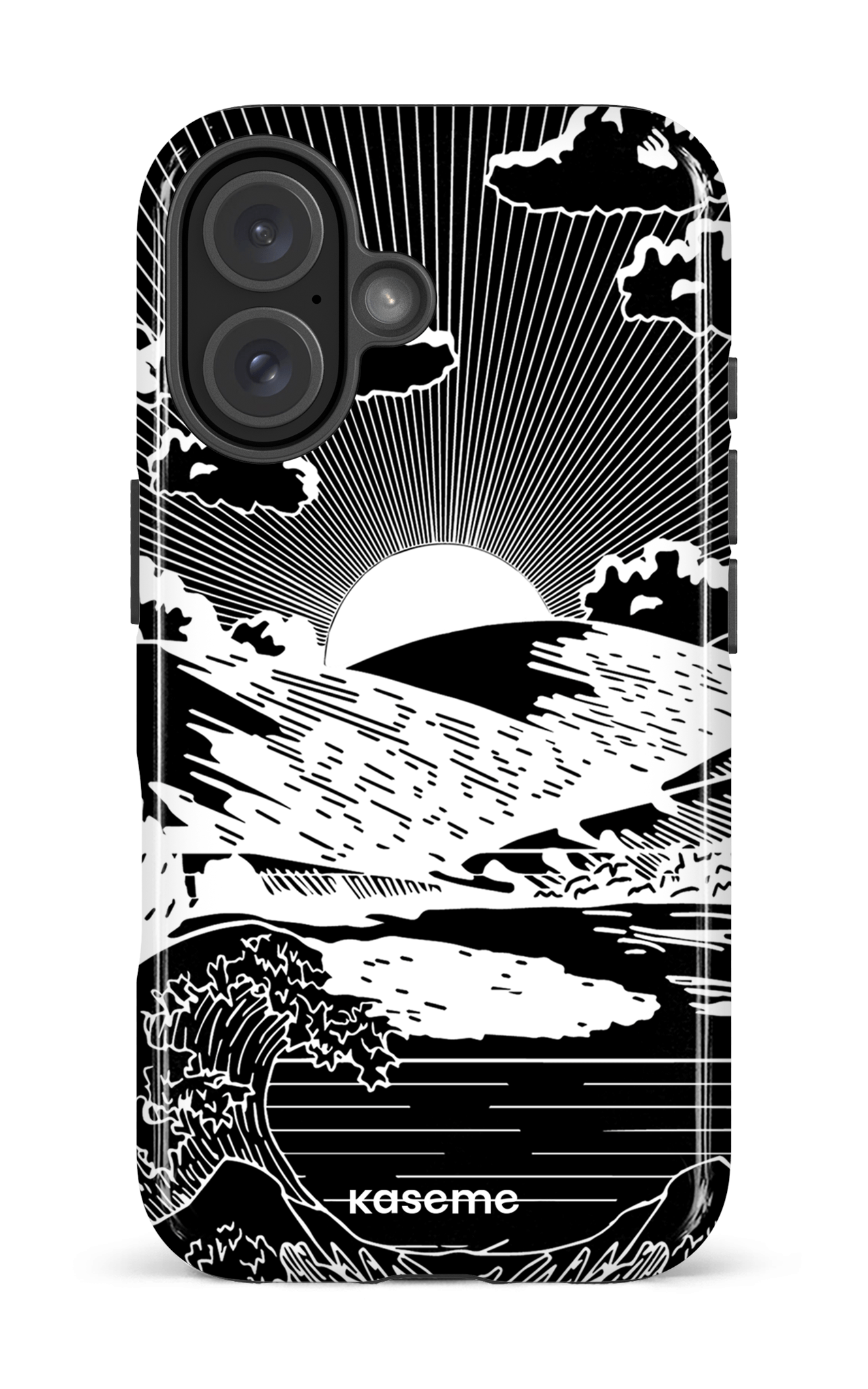 iPhone 16 Impact Case Sunbath black -