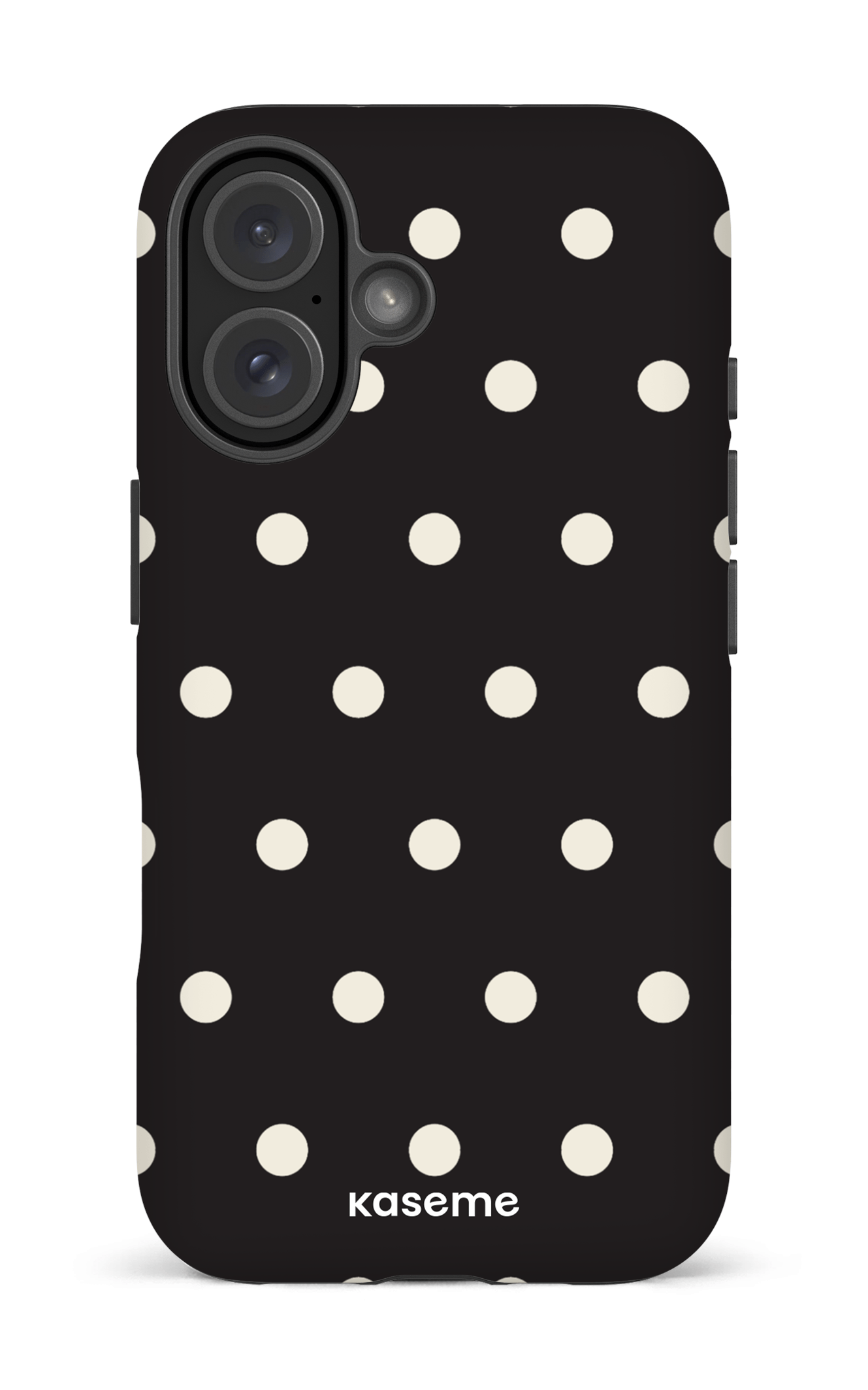 iPhone 16 Impact (Matte) Polka Black -