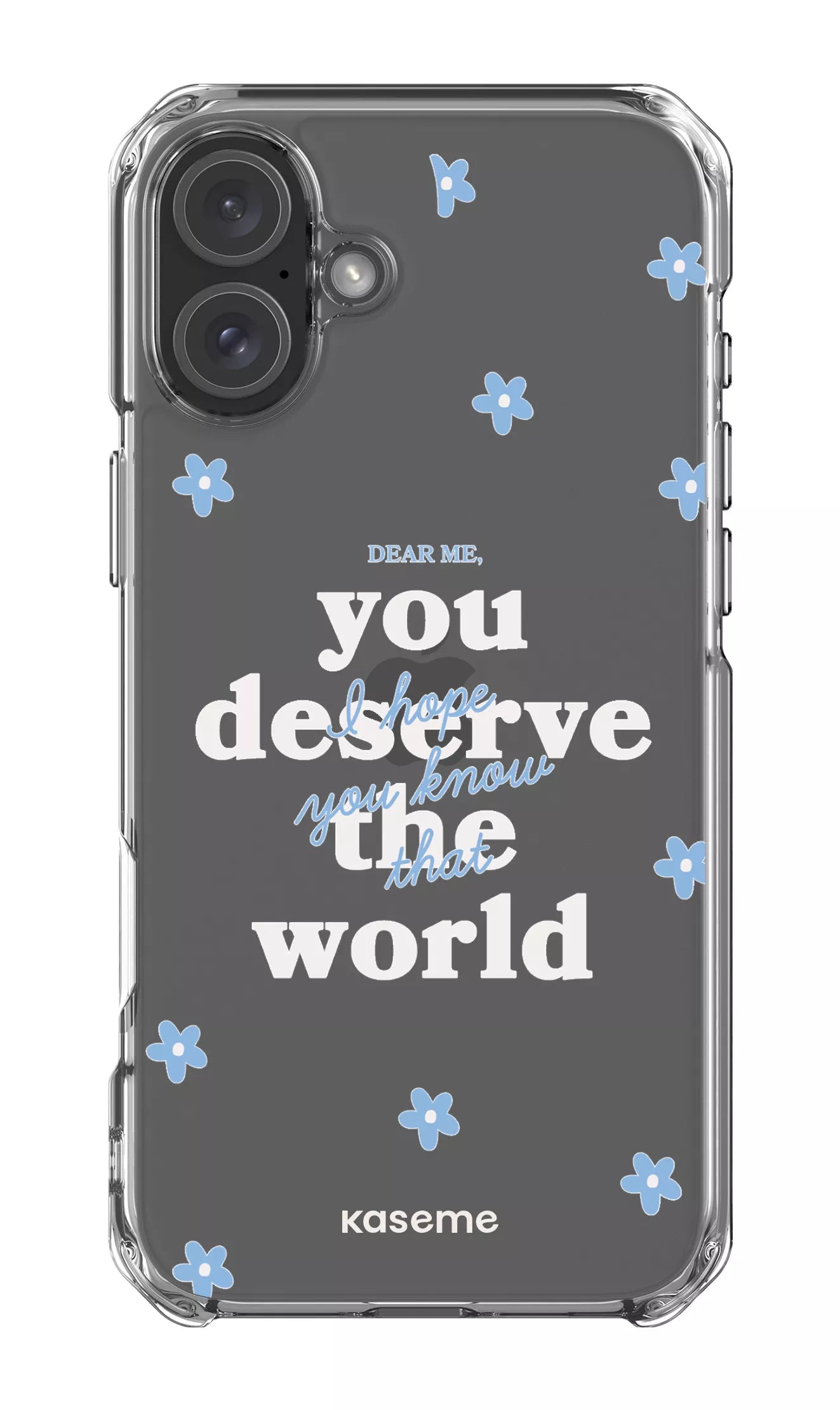 iPhone 16 Plus Clear Case Dear Me Clear Case -