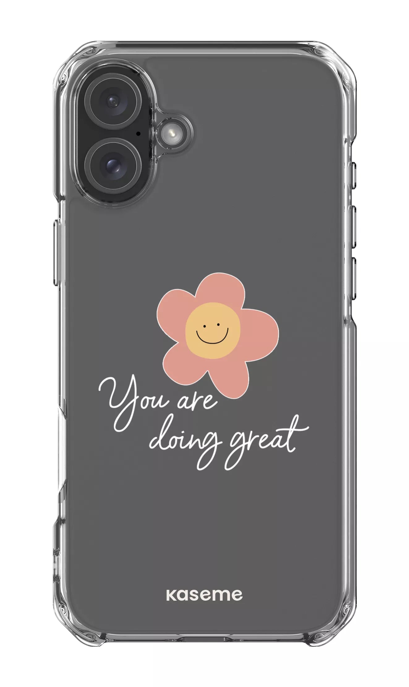 iPhone 16 Plus Clear Case Keep going Clear Case -