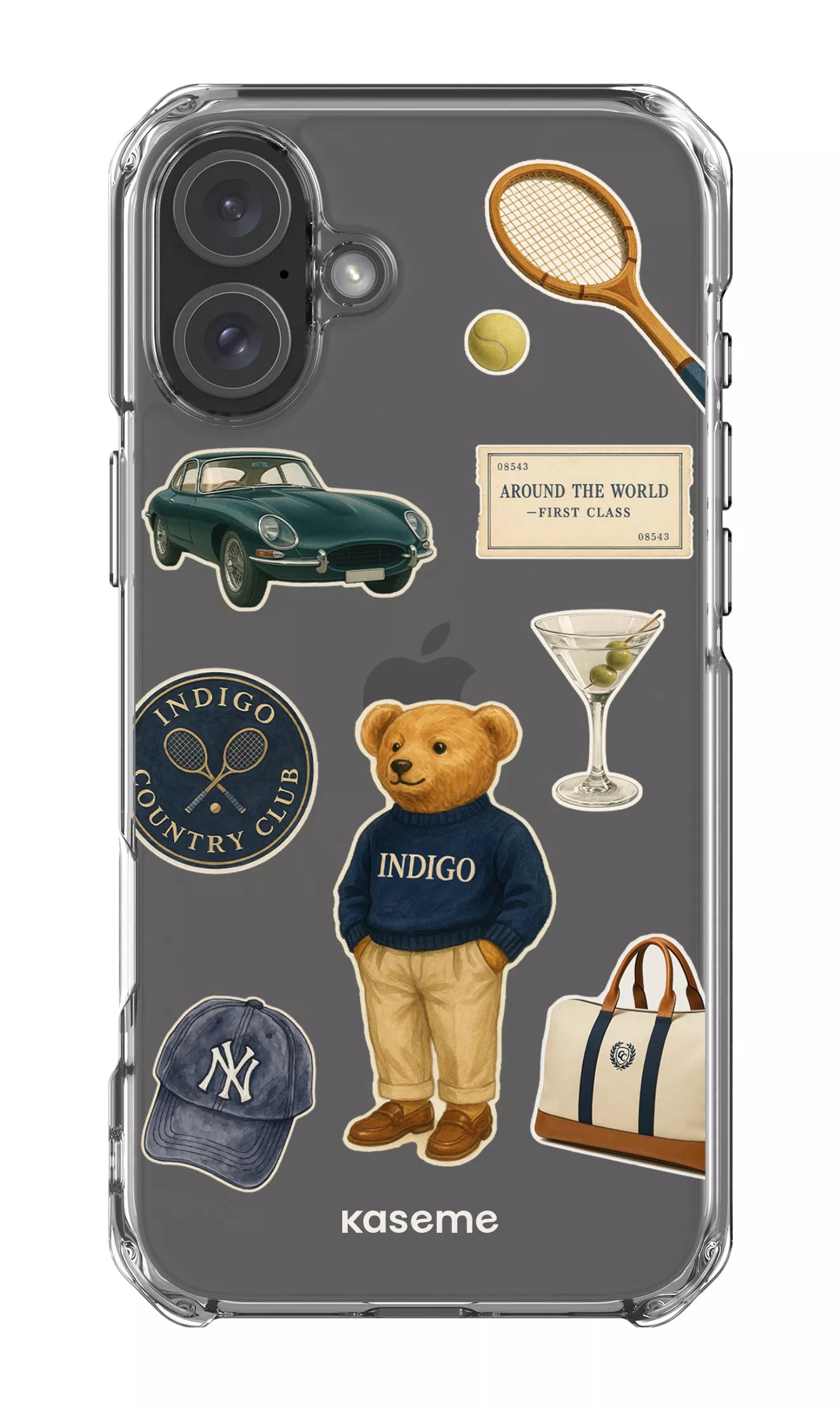 iPhone 16 Plus Clear Case Kingsley Clear Case -