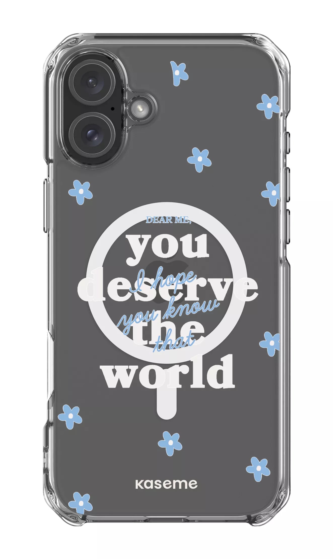 iPhone 16 Plus Clear Case Magsafe Dear Me Clear Case -