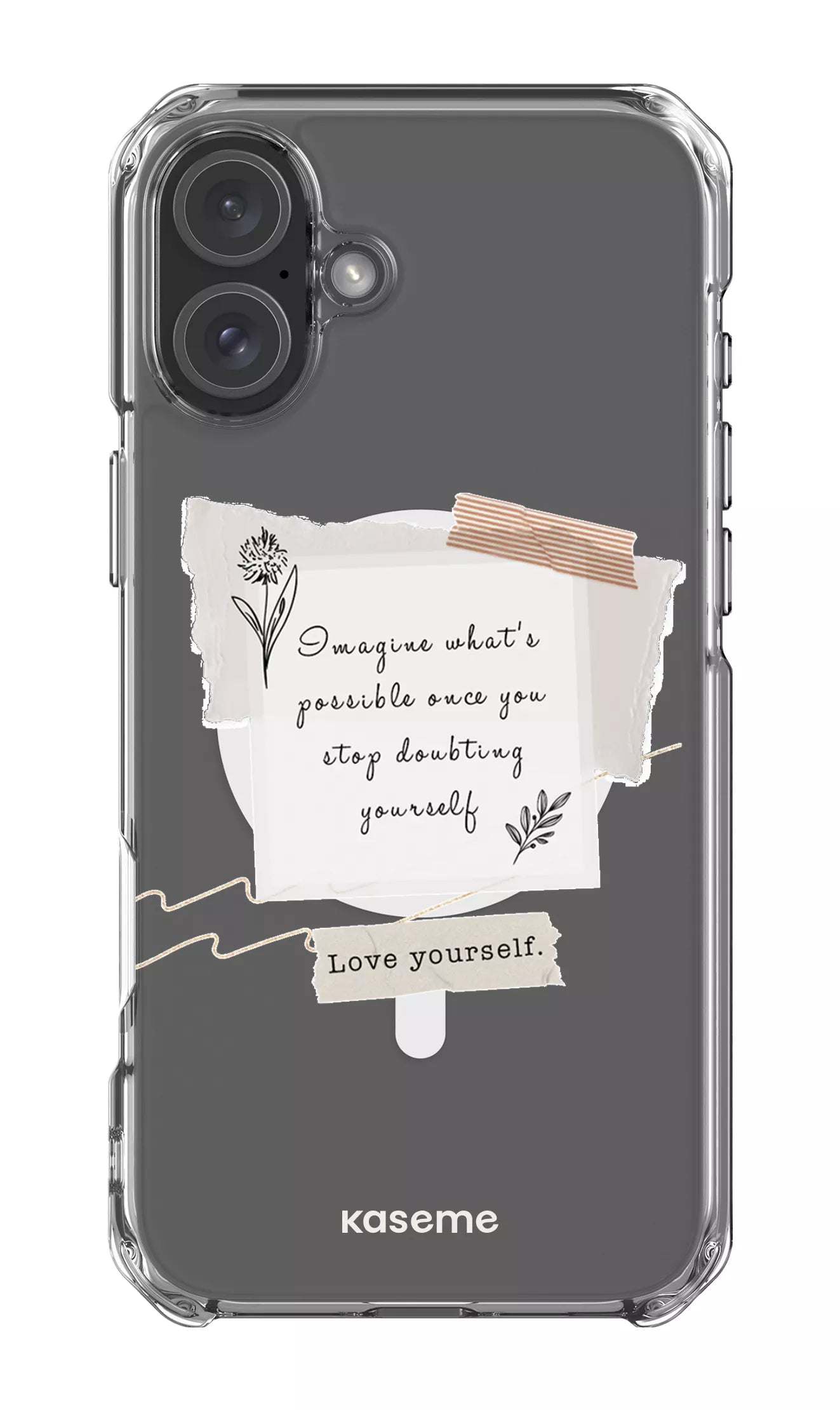 iPhone 16 Plus Clear Case Magsafe Faith Clear Case -