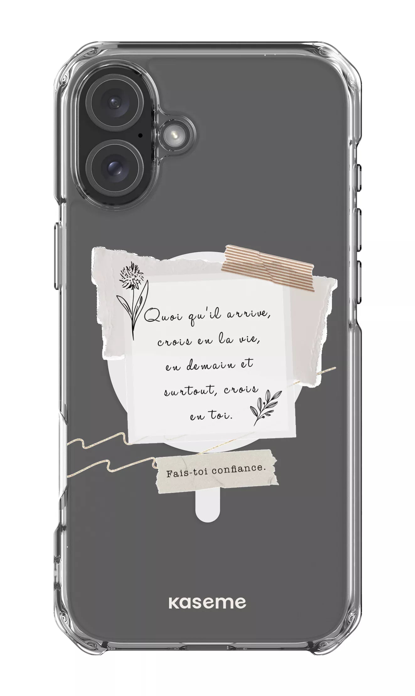 iPhone 16 Plus Clear Case Magsafe Foi Clear Case -