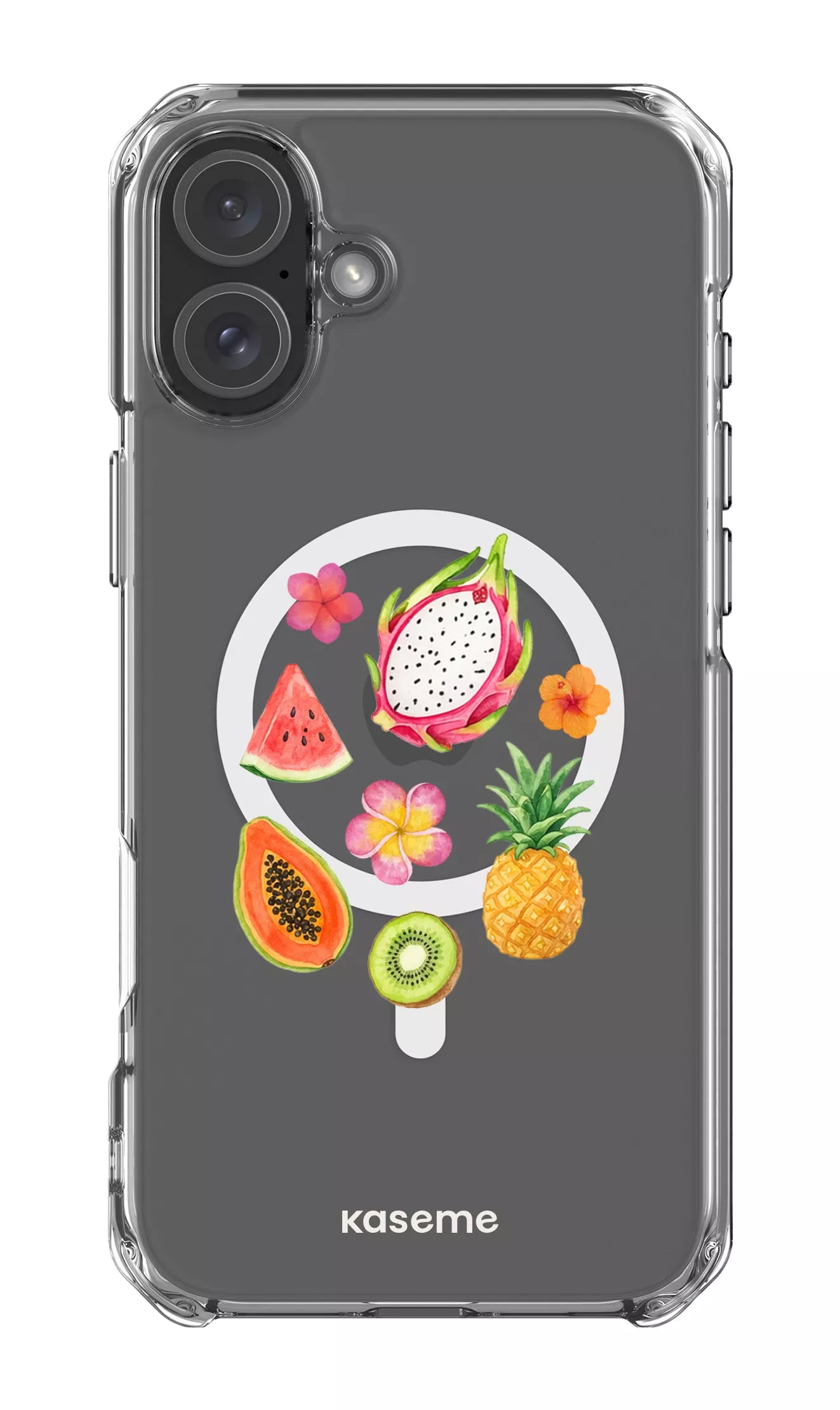iPhone 16 Plus Clear Case Magsafe Fresca Tropicale Clear Case -
