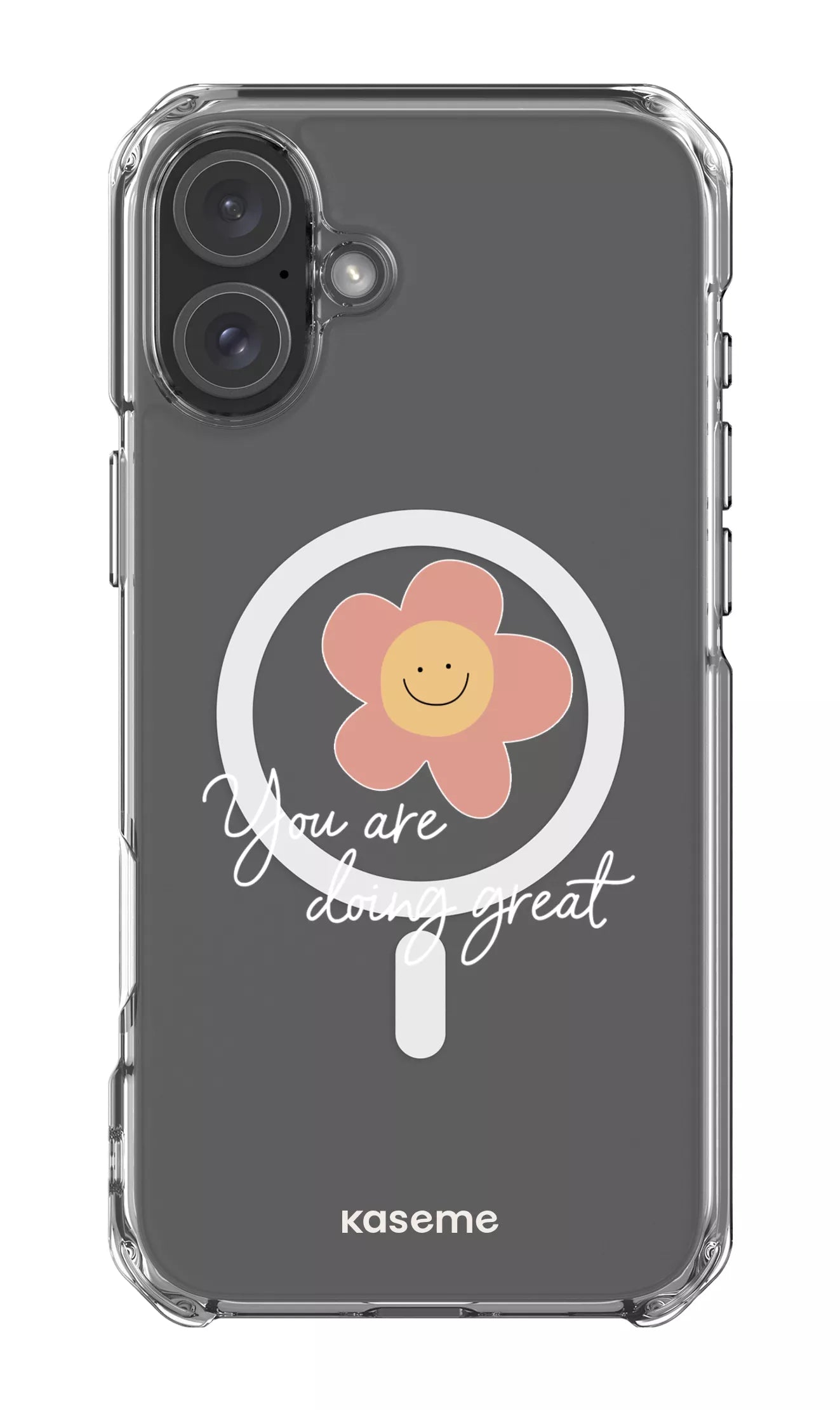 iPhone 16 Plus Clear Case Magsafe Keep going Clear Case -