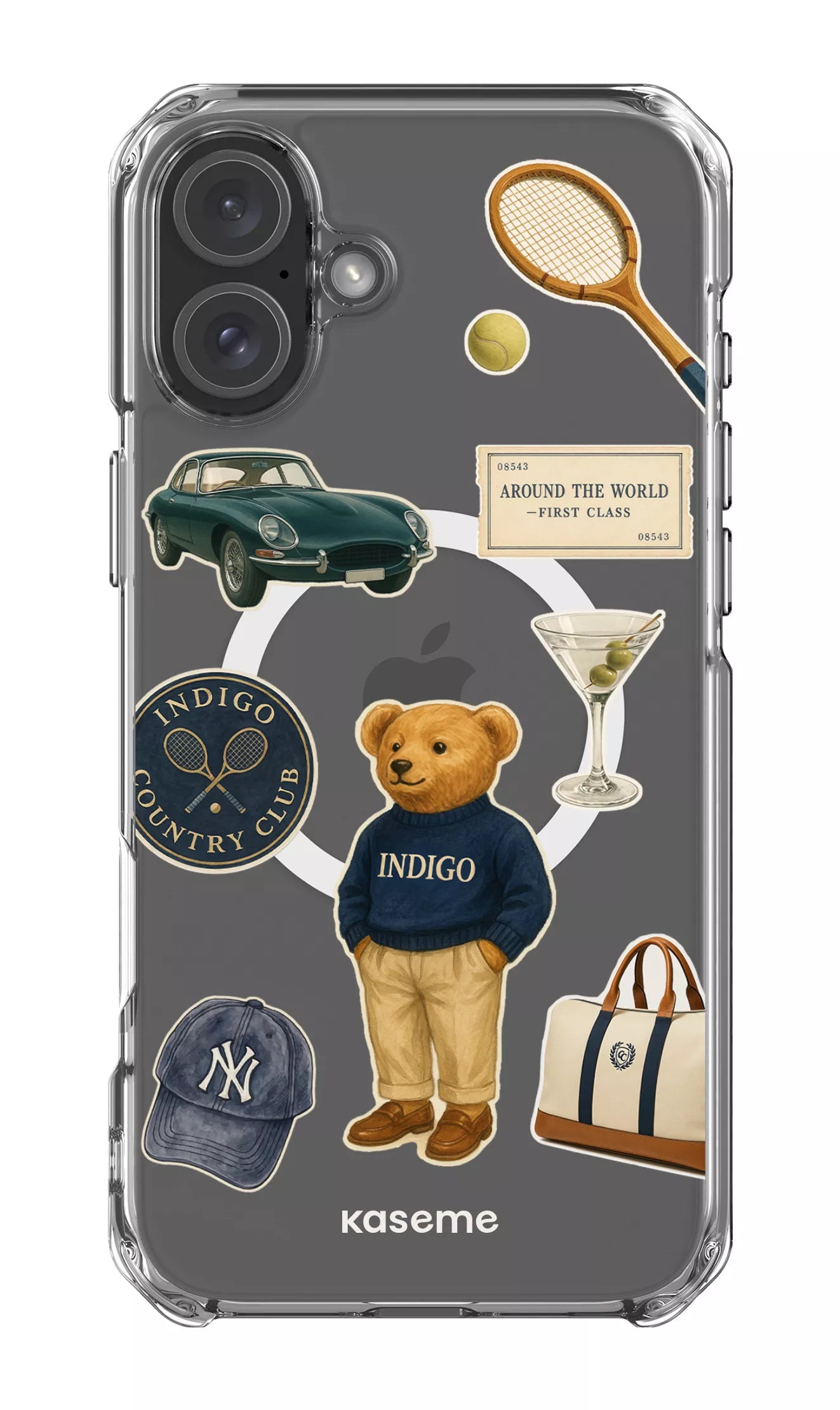 iPhone 16 Plus Clear Case Magsafe Kingsley Clear Case -