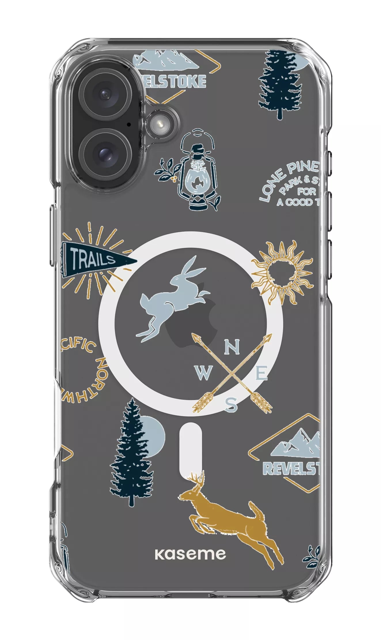 iPhone 16 Plus Clear Case Magsafe Revelstoke white Clear Case -