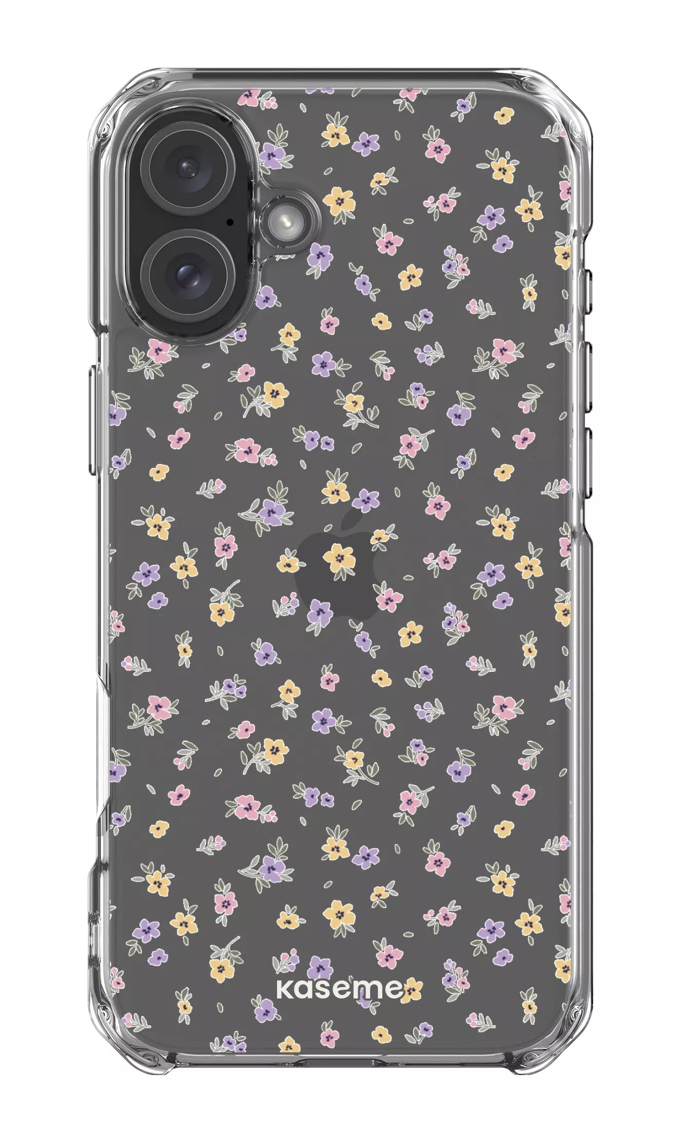 iPhone 16 Plus Clear Case Porcelain Blossom Clear Case -