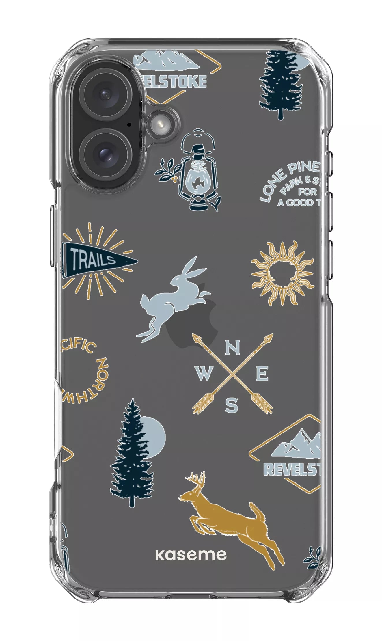 iPhone 16 Plus Clear Case Revelstoke white Clear Case -