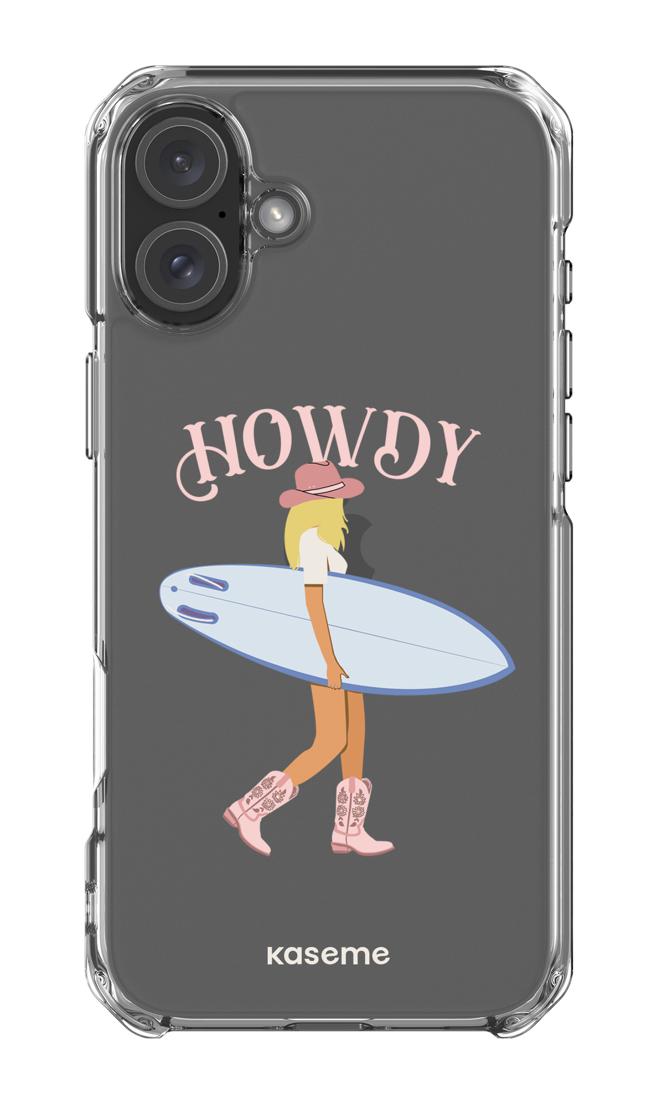 iPhone 16 Plus Clear Case Westsea Pink Clear Case -