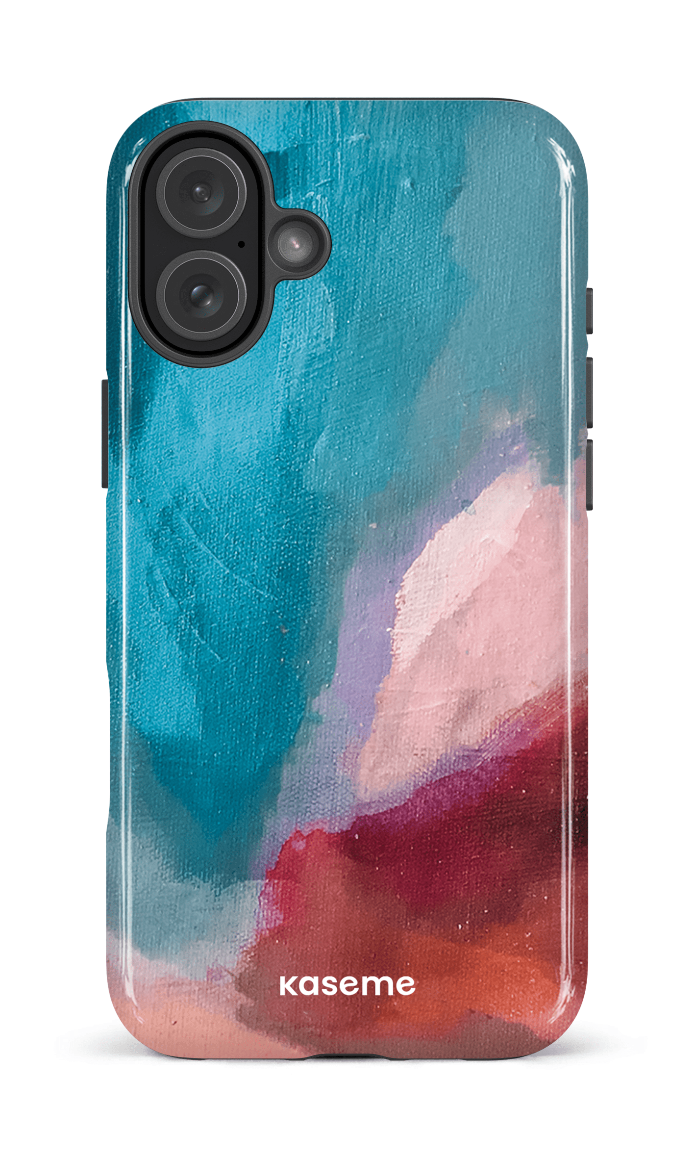 iPhone 16 Plus Impact Case Aqua -