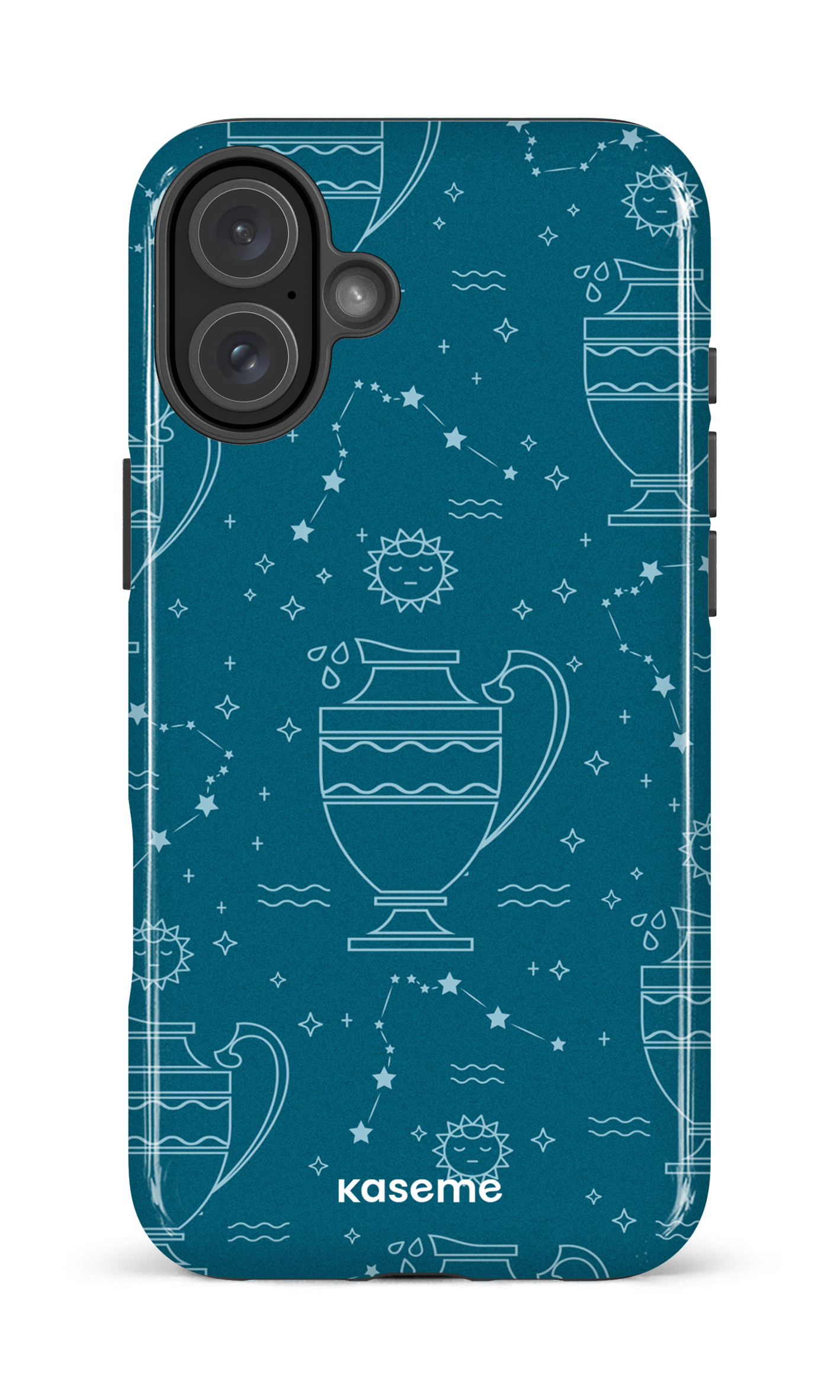 iPhone 16 Plus Impact Case Aquarius -