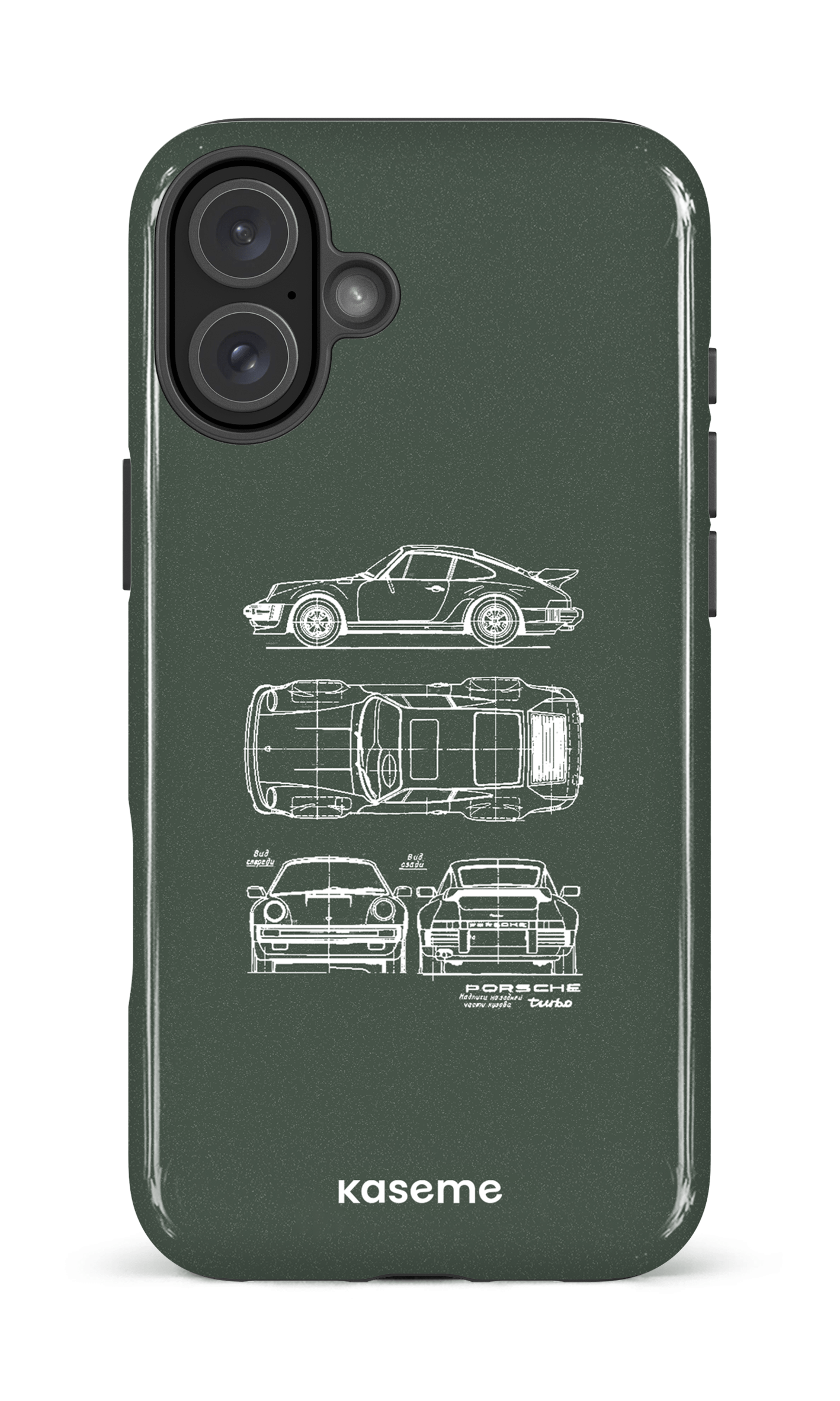 iPhone 16 Plus Impact Case Beat The Traffic Green -