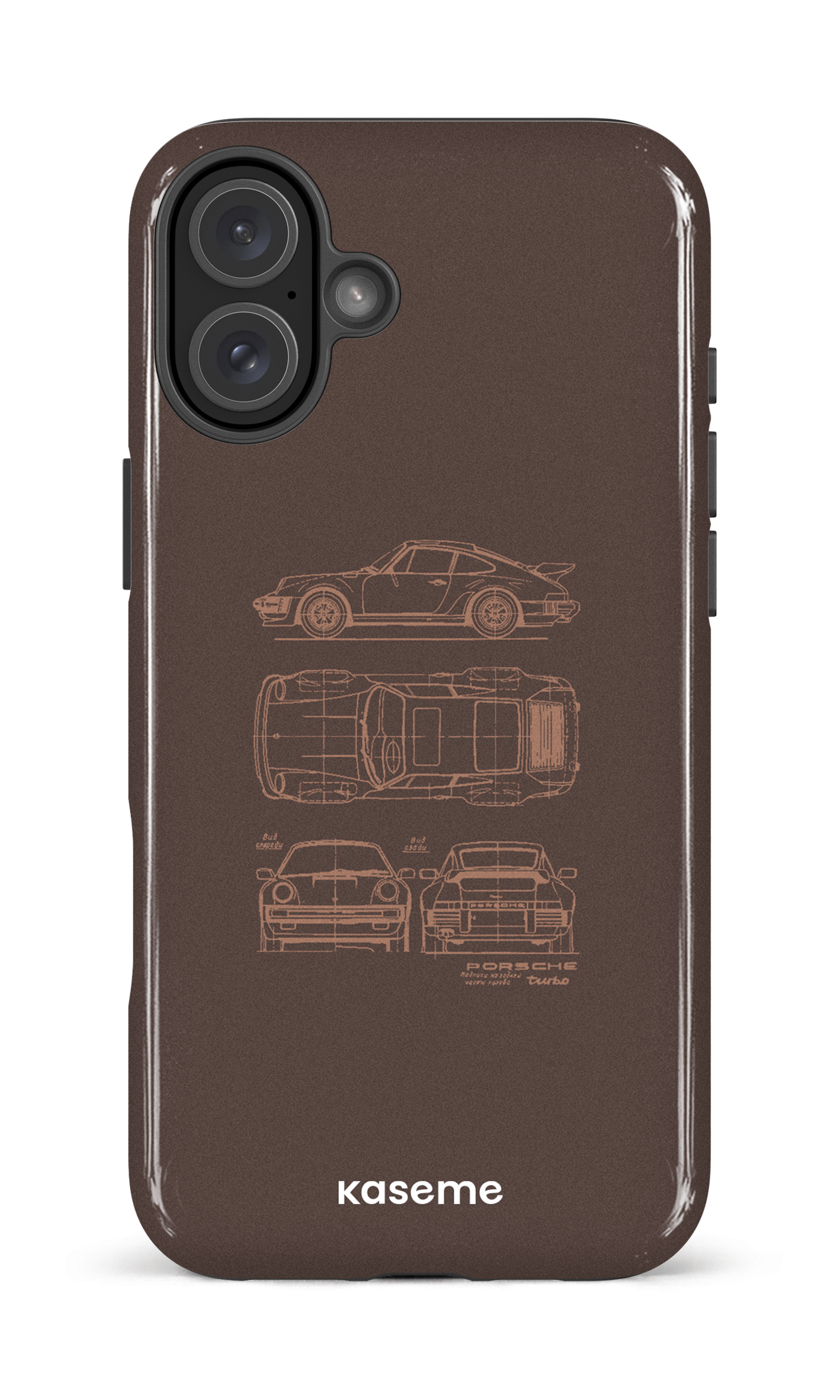 iPhone 16 Plus Impact Case Beat The Traffic Mocha -
