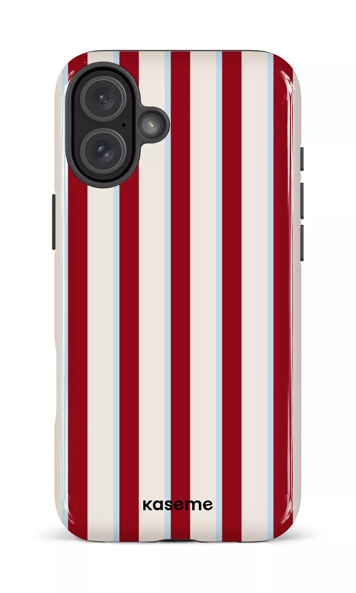 iPhone 16 Plus Impact Case Berry Lane Red & Blue -