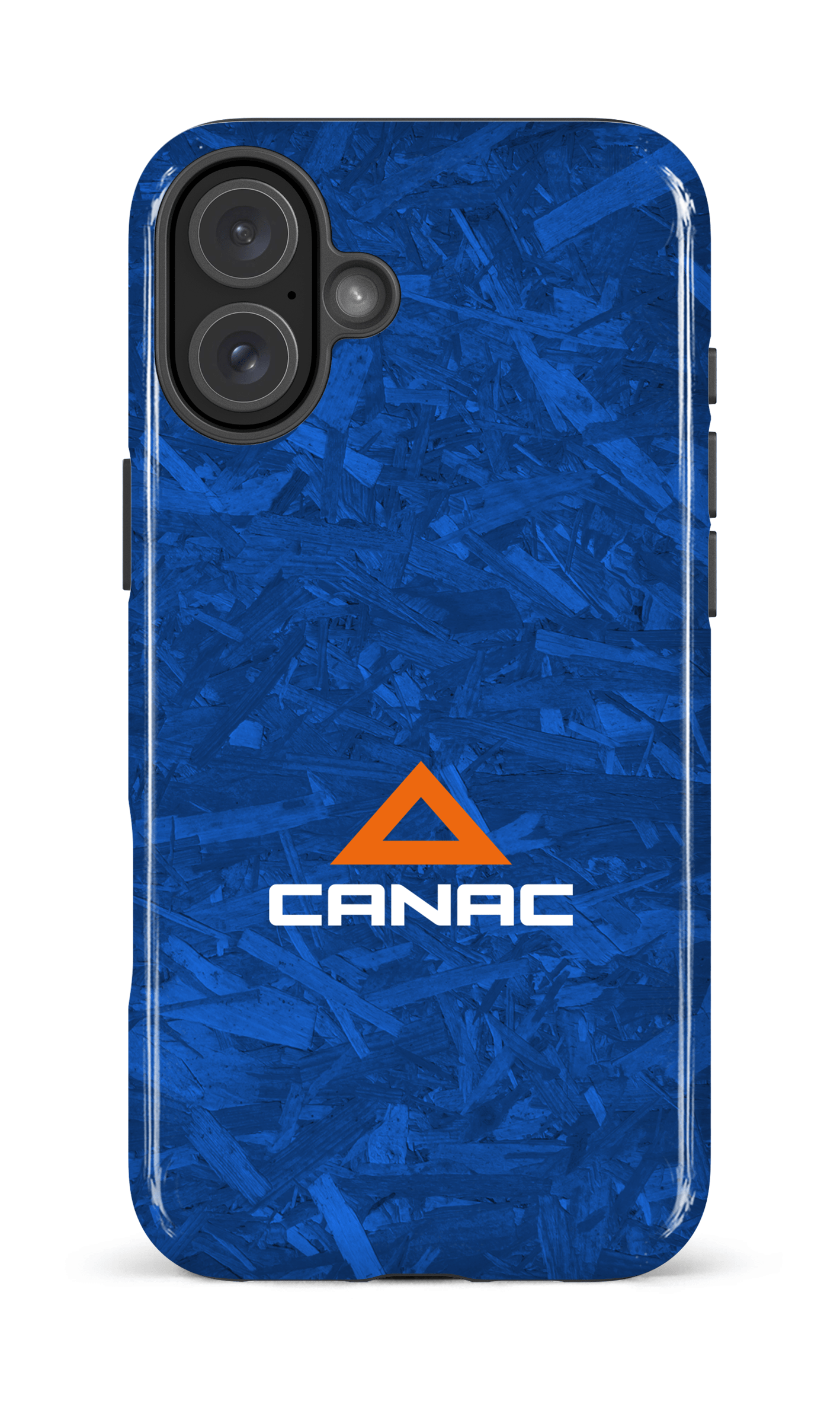 iPhone 16 Plus Impact Case Bois bleu par Canac -