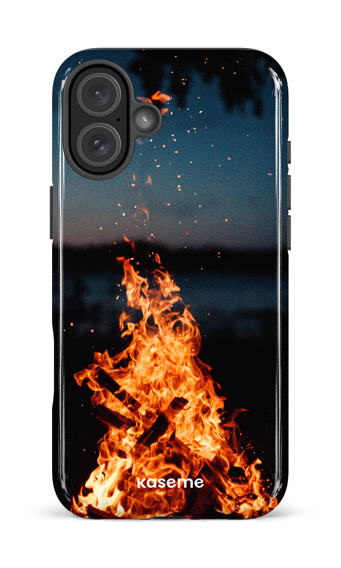 iPhone 16 Plus Impact Case Camp Fire -