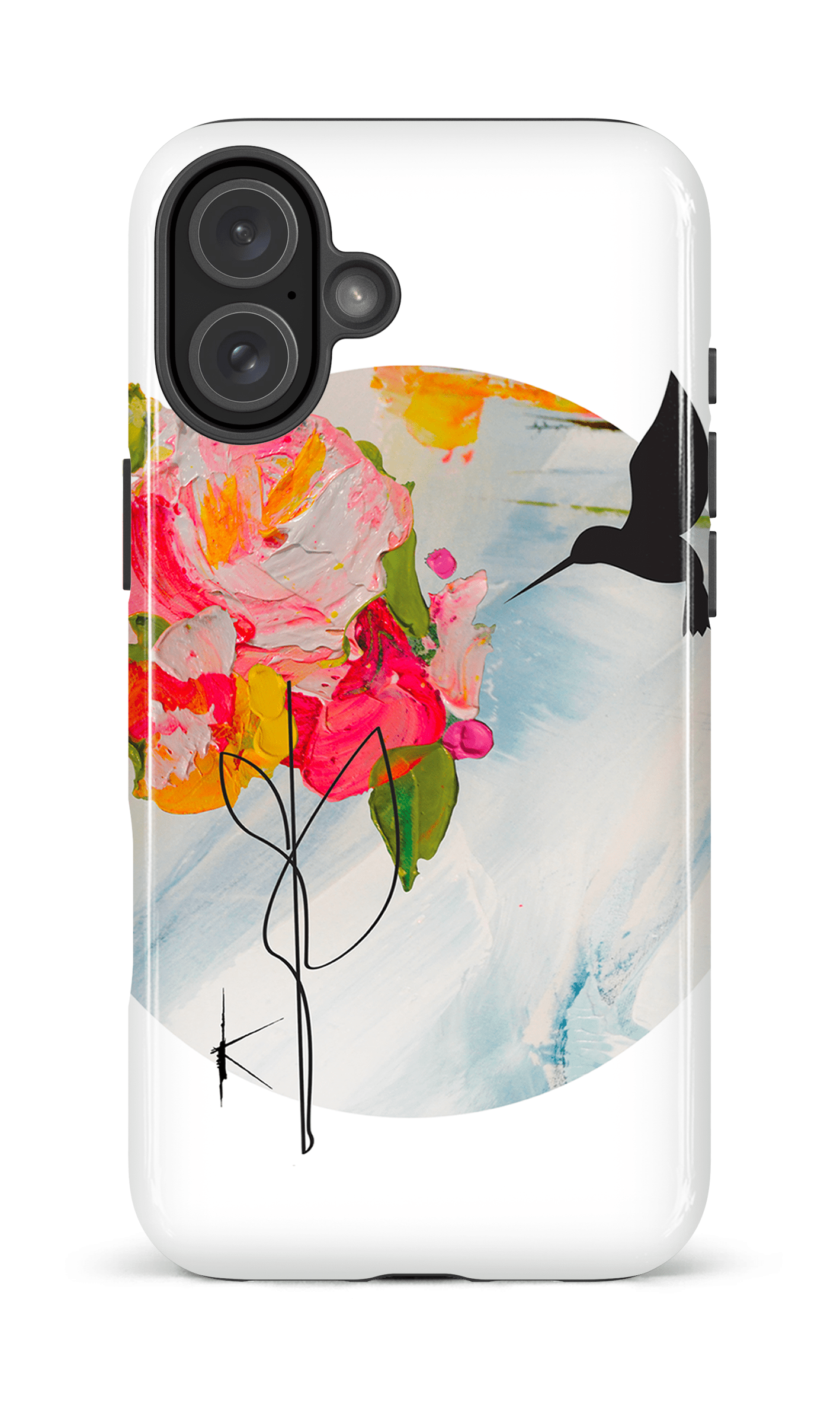 iPhone 16 Plus Impact Case Colibri par Kristine Girard -