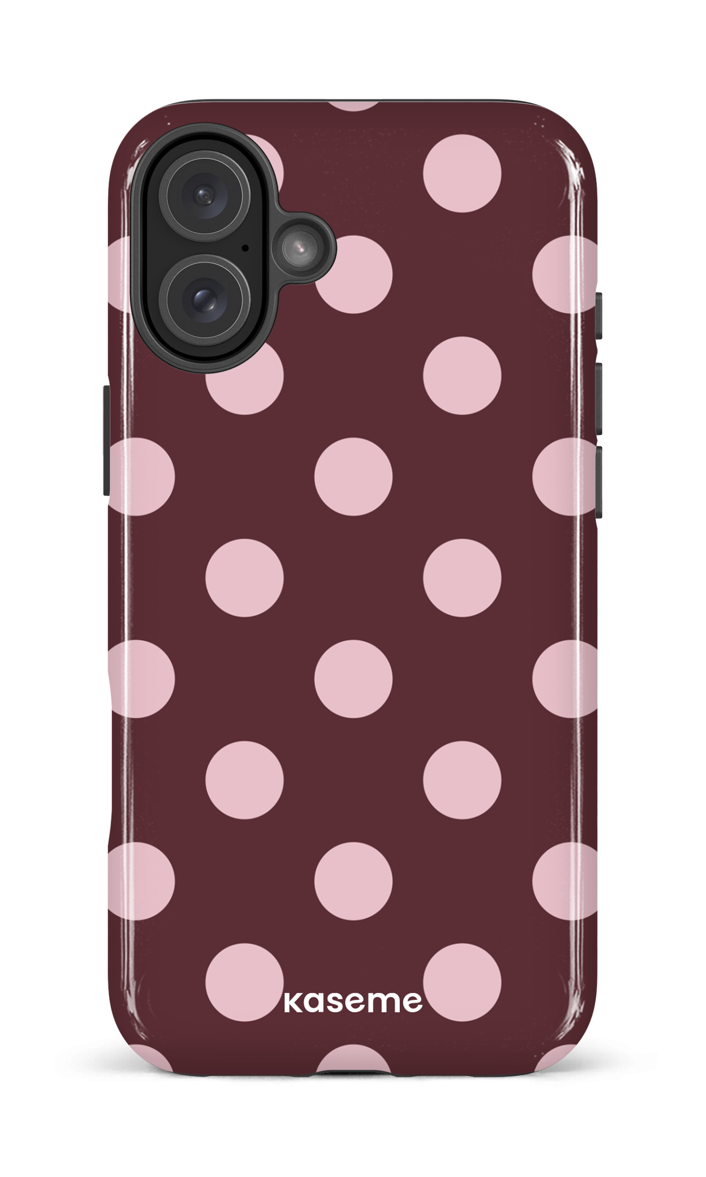 iPhone 16 Plus Impact Case Couture Burgundy -