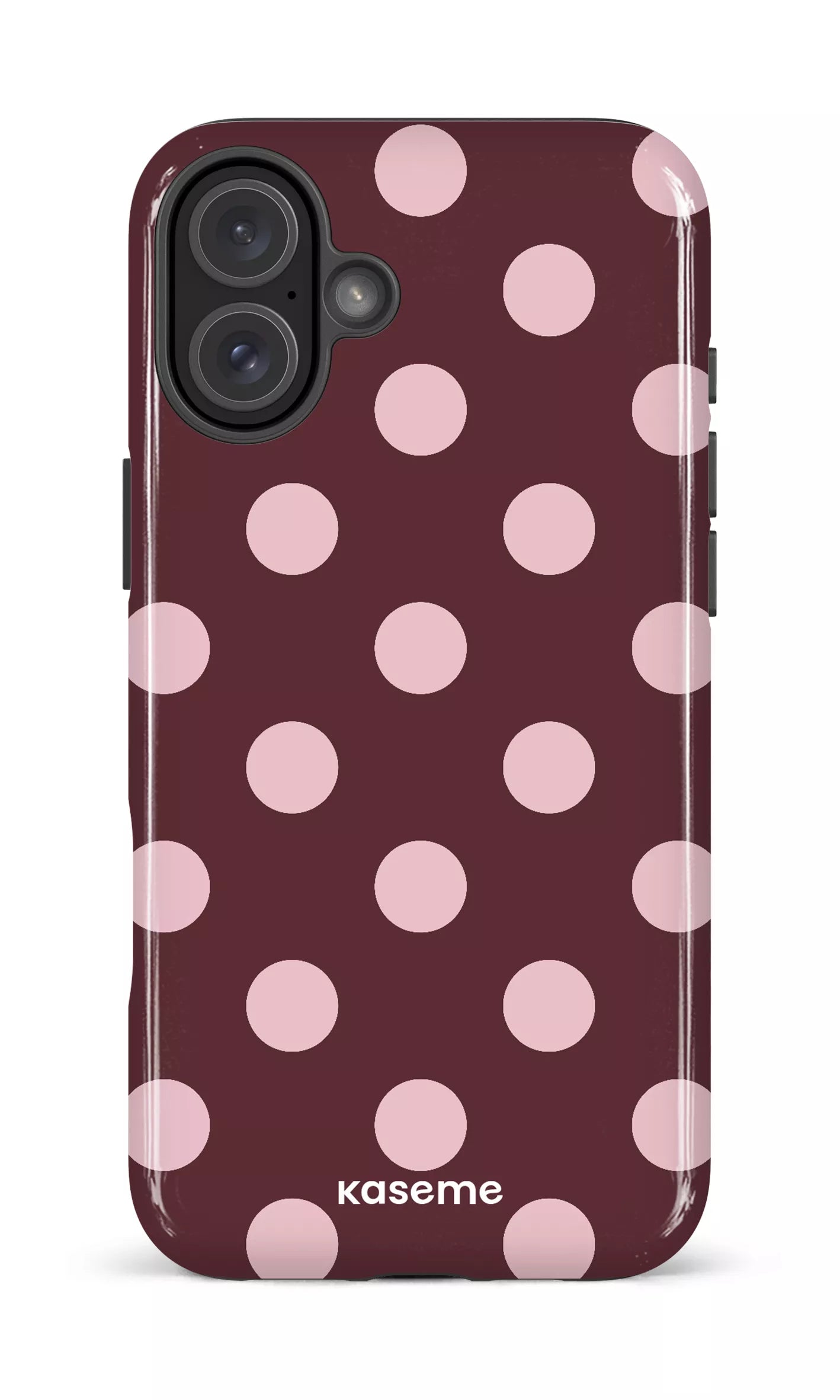 iPhone 16 Plus Impact Case Couture Burgundy -