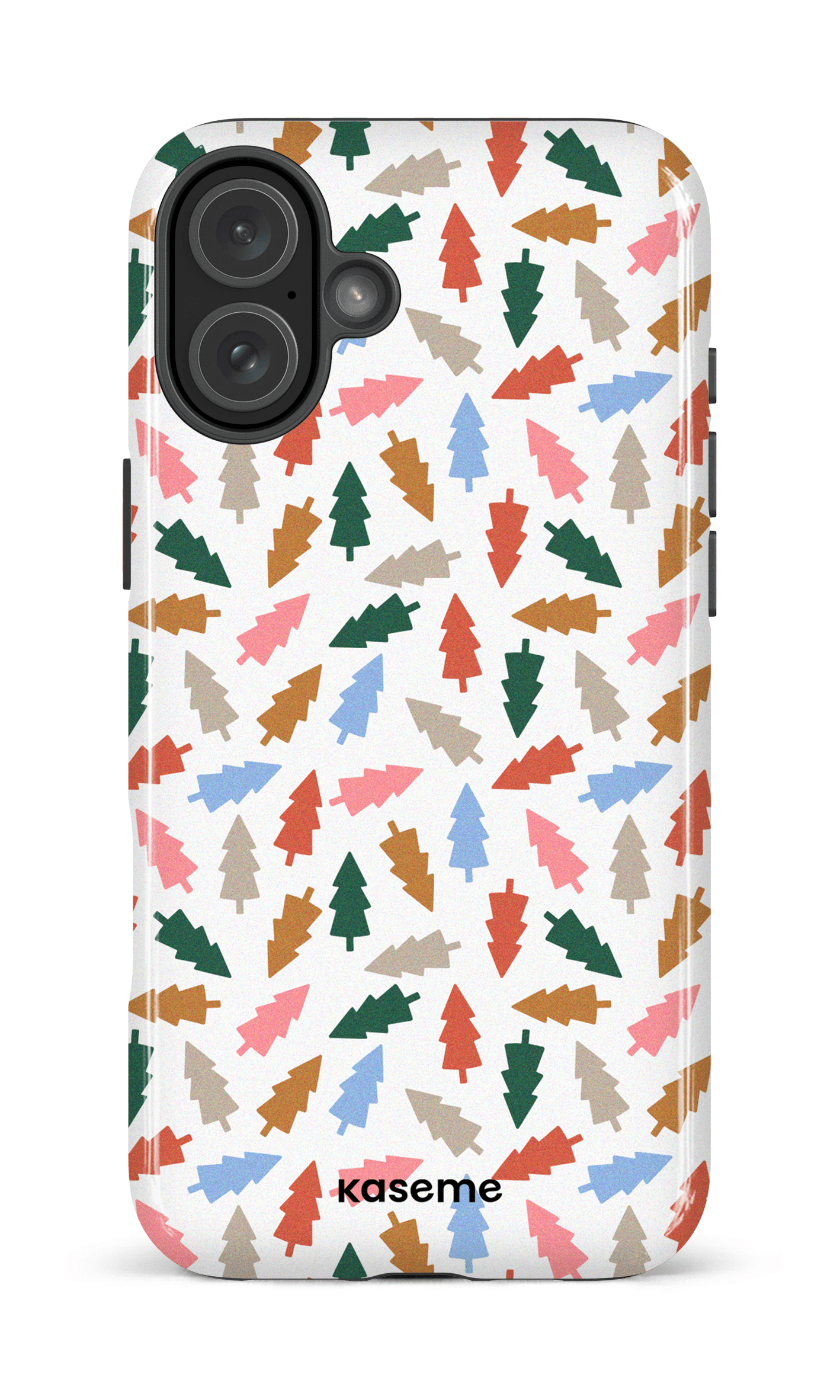 iPhone 16 Plus Impact Case Fir Trees -