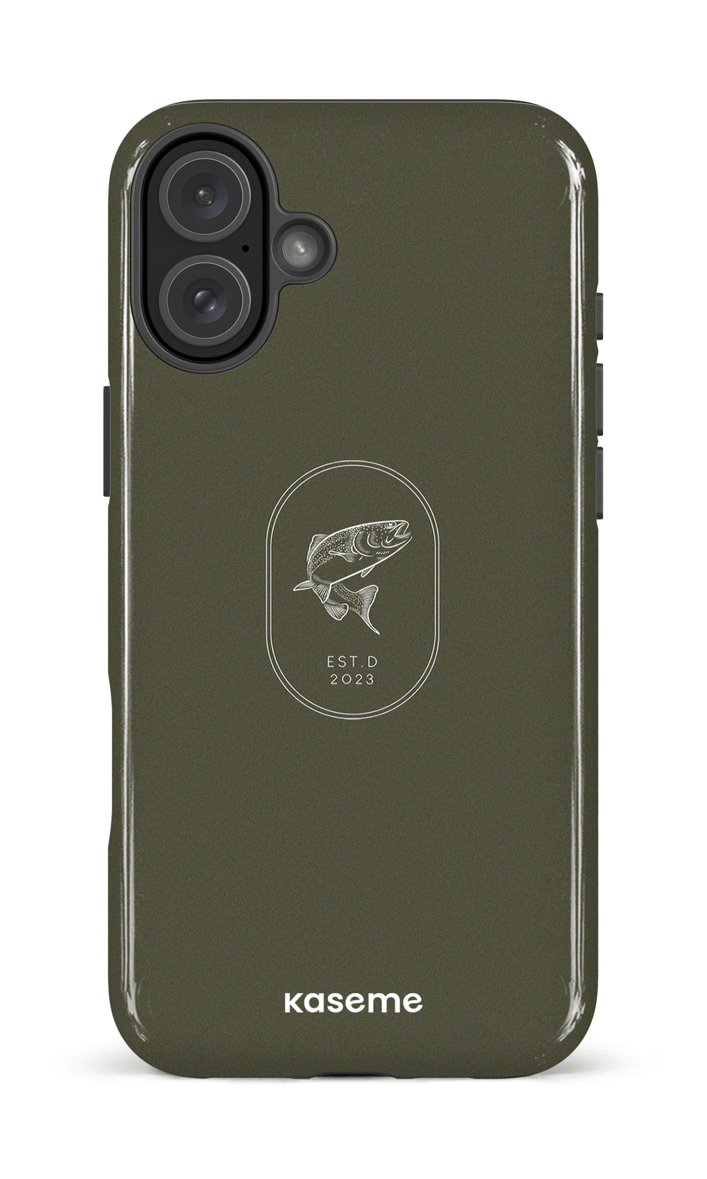 iPhone 16 Plus Impact Case Fishing Green -