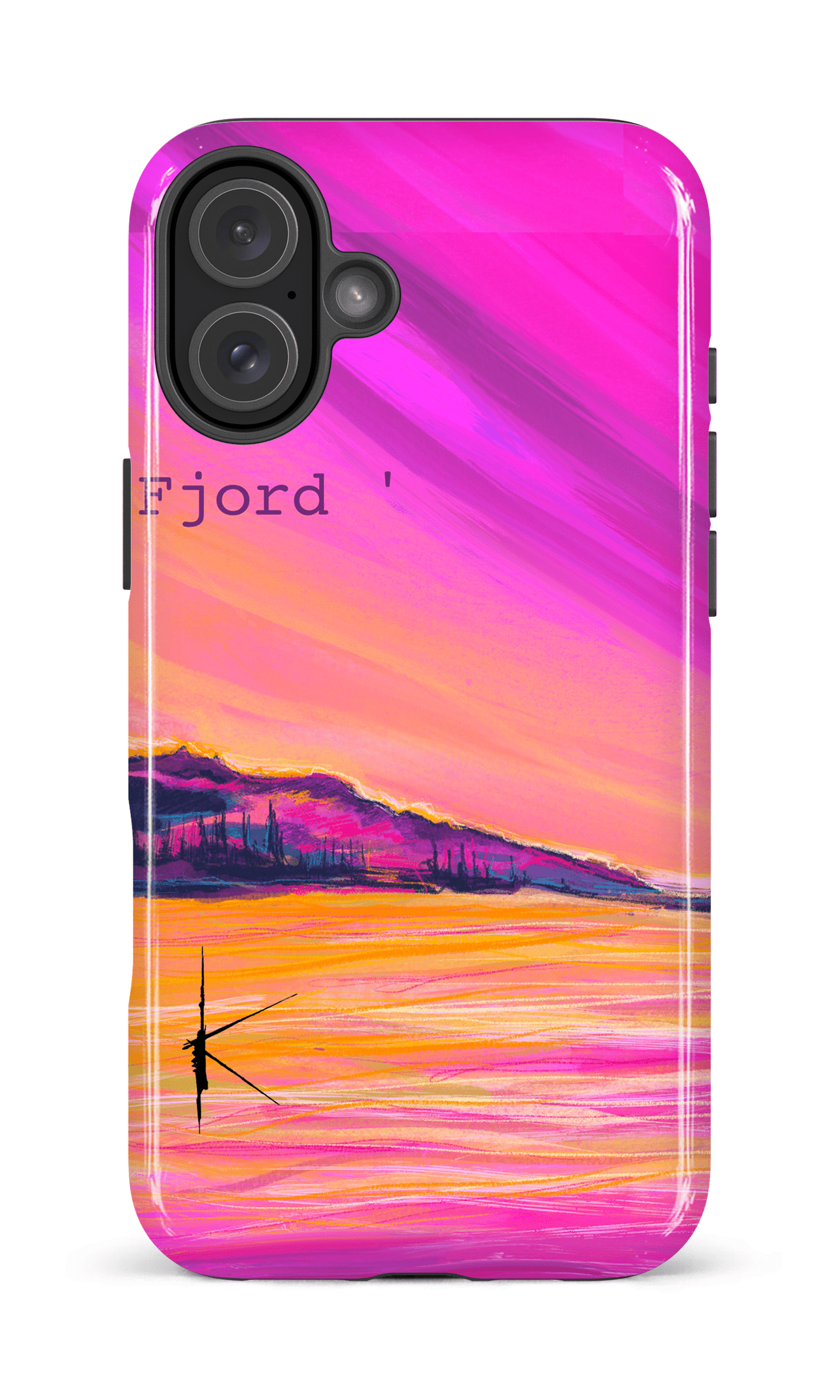 iPhone 16 Plus Impact Case Fjord par Kristine Girard -