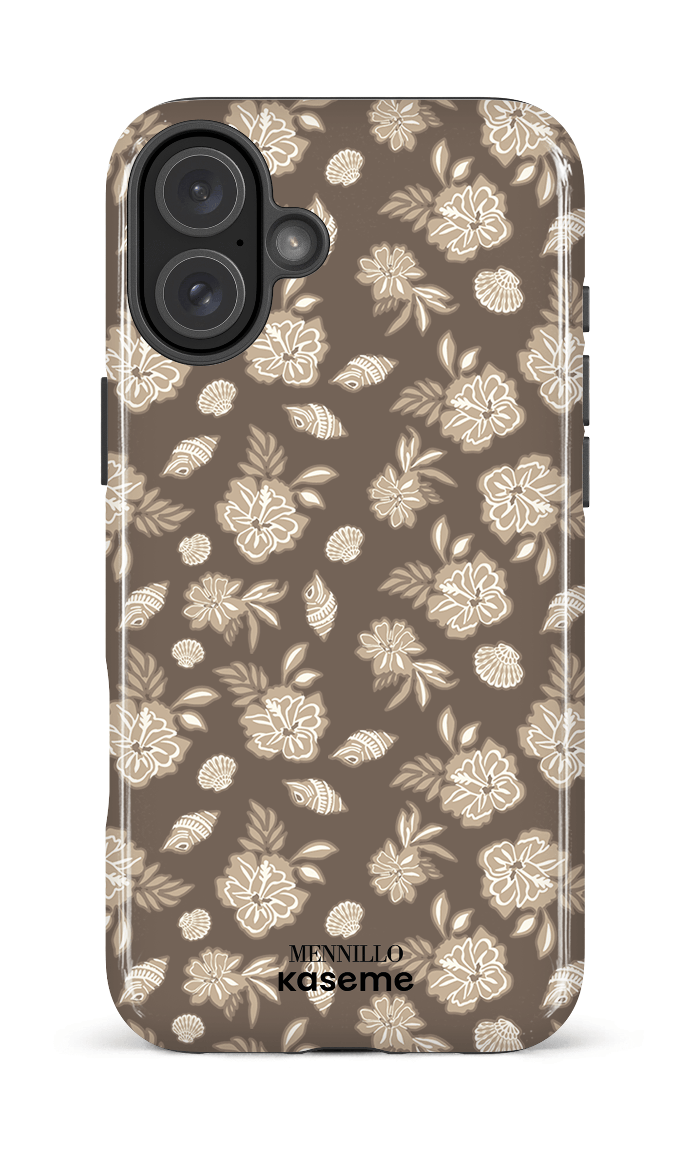 iPhone 16 Plus Impact Case Floral Cream by Mennillo -
